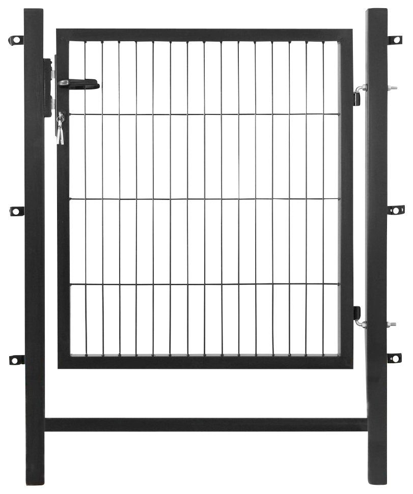 Arvotec Zauneinzeltür EASY, Breite: 100 cm, Höhe: 80 - 120 cm, zum Einbetonieren, montagefertig