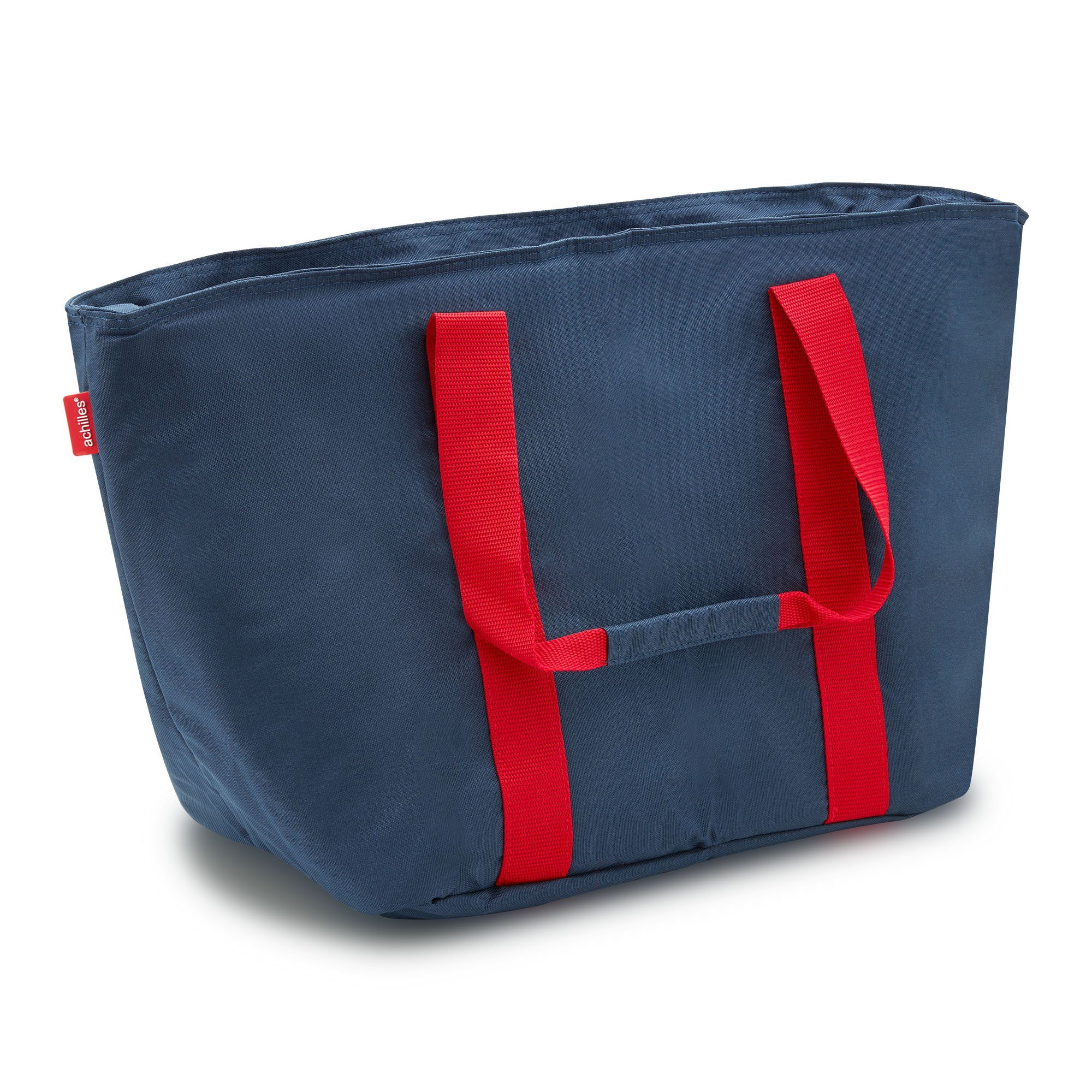 achilles Einkaufsshopper Shopper-Tasche mit Kühlfunktion Freizeittasche mit Flaschenfächer navy / rot