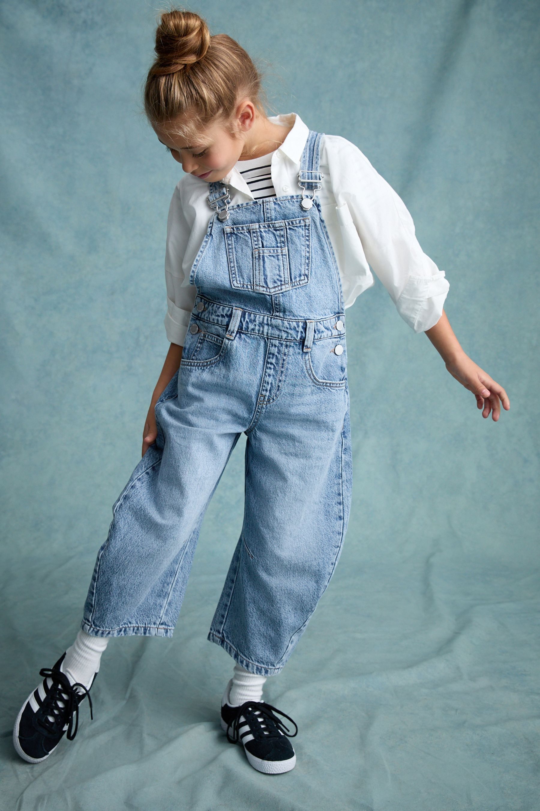 Next Latzhose Barrel-Latzhose aus 100 % Baumwolle (1-tlg)