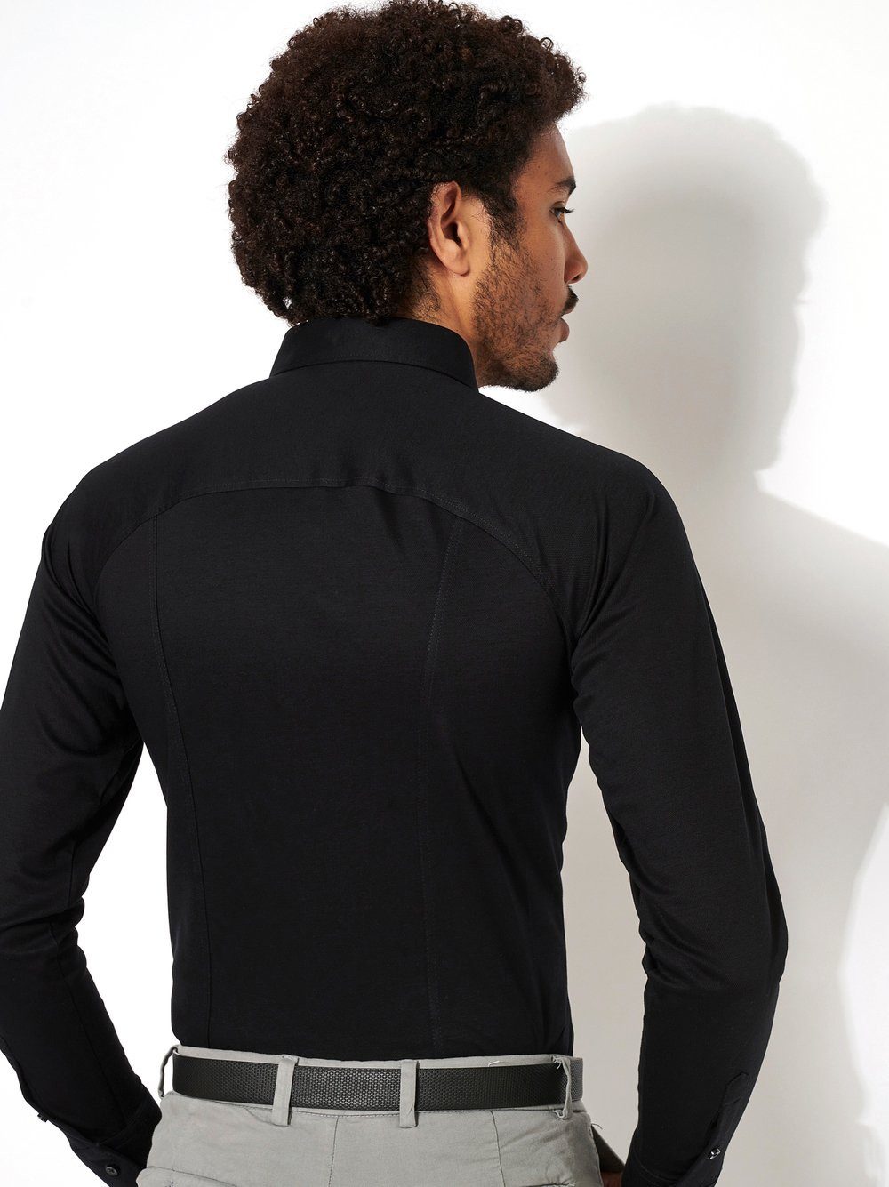 DESOTO Langarmhemd Jerseyhemd Casual Kent – Bild 2 von 5