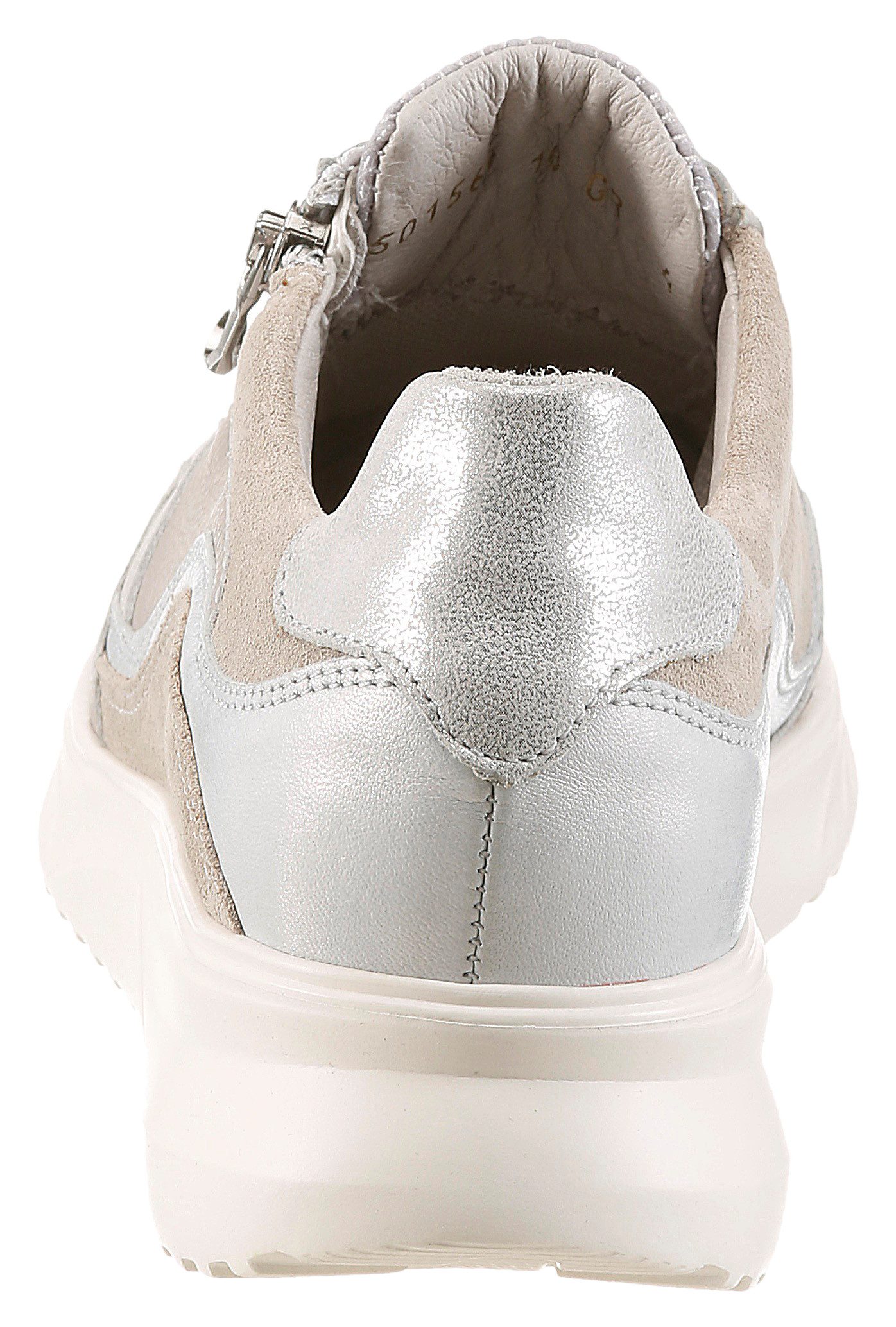 Waldläufer Sneaker Bequemschuh, Schnürschuh, Halbschuh mit Reißverschluss - Weite H