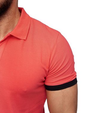 OneRedox T-Shirt 1402C1 (Shirt Polo Kurzarmshirt Tee, 1-tlg) Fitness Freizeit Casual