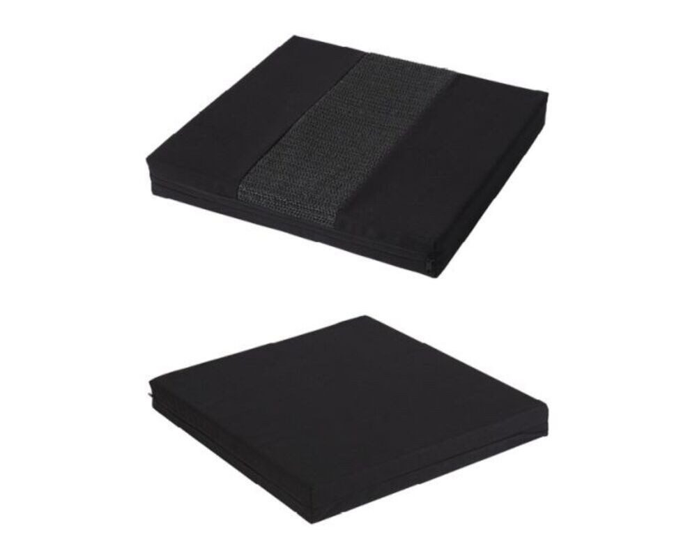 RUSSKA Rollstuhl RUSSKA RG 35 Standard Rollstuhl-Sitzkissen 43 x 45 x 5 cm schwarz mit