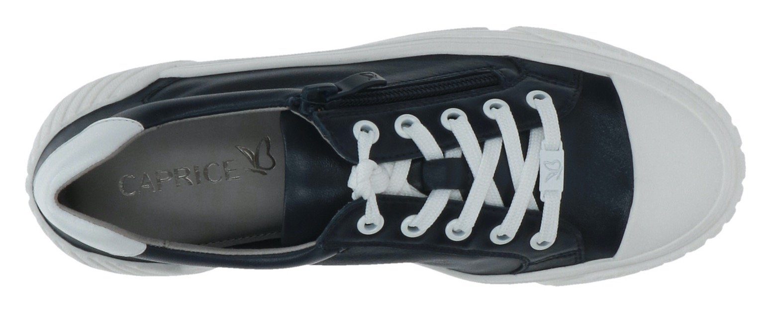 Caprice OCEAN SOFT Sneaker mit dunkelblau MemoryFoam-Innensohle