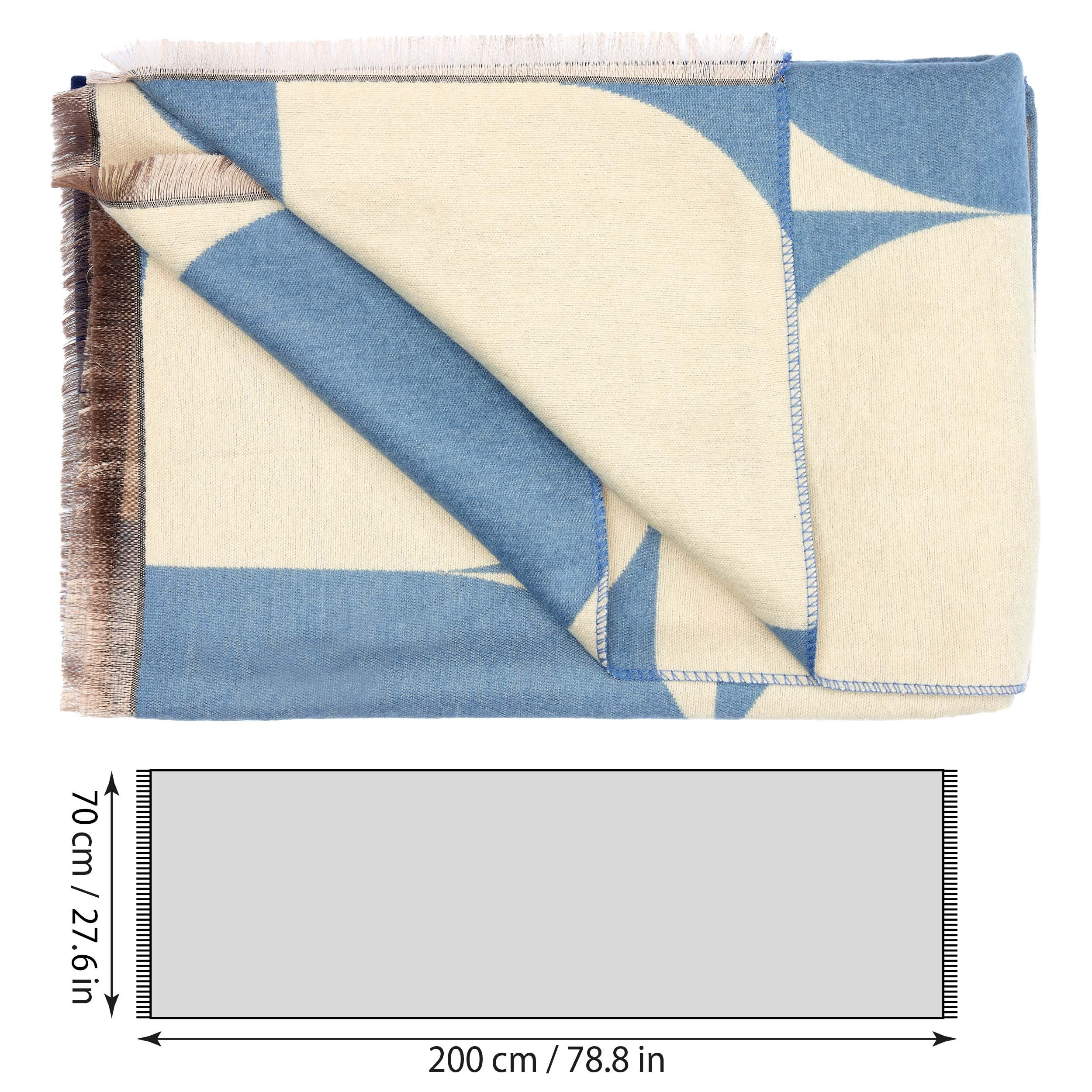 BRUBAKER Schal Cashmirillo Damen Schal mit Modernem Muster - 70 x 200 cm - Warm, (Oversized Schal für Herbst und Winter, 1-St), Kuschelig mit weichem Kaschmir-G – Bild 5 von 5