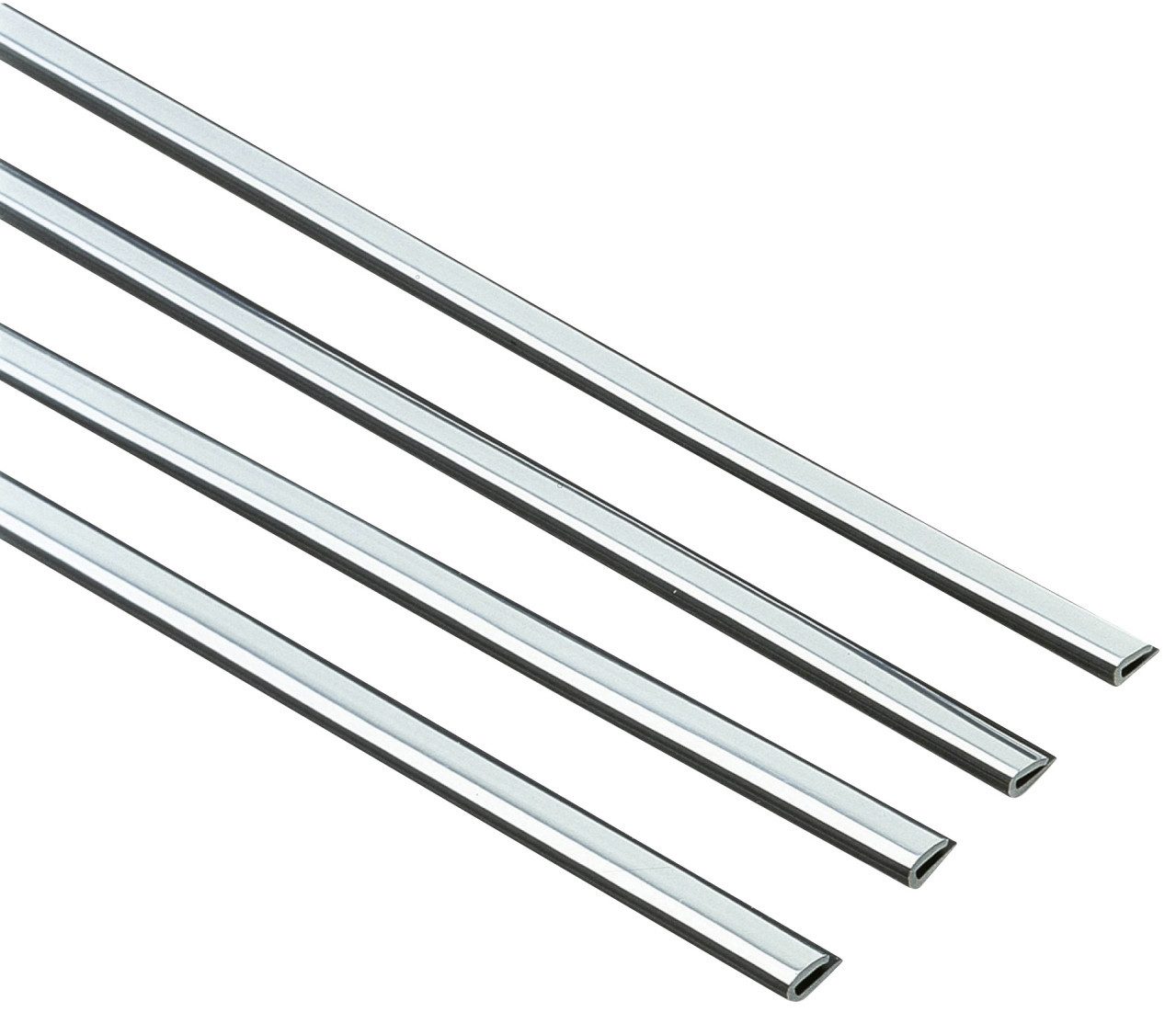 Cartrend Schutzfolie Cartrend Türkantenschoner verchromt