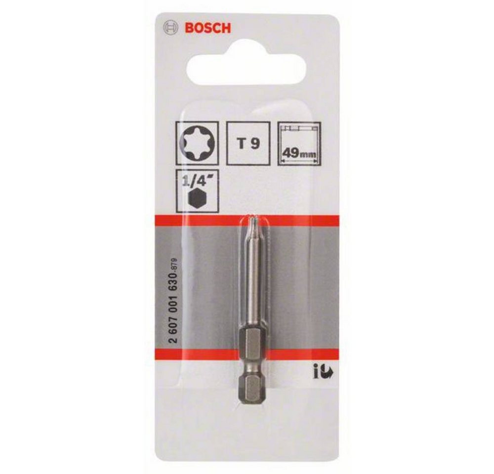 Thumbnail - BOSCH Torx-Bit Schrauberbit Extra-Hart T9, 49 mm, 1er-Pack