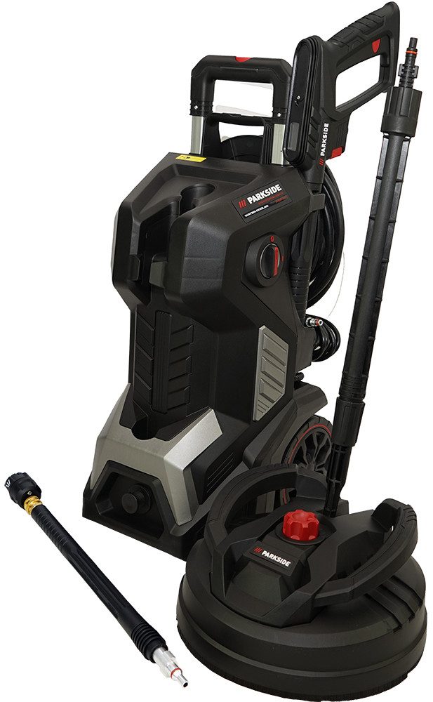 PARKSIDE PERFORMANCE® Hochdruckreiniger PHDP 180 mit 3in1 Düse, Druck max: 180 bar, Fördermenge max: 600 l/h, inkl. 10 m Anti-Twist-Hochdruckschlauch