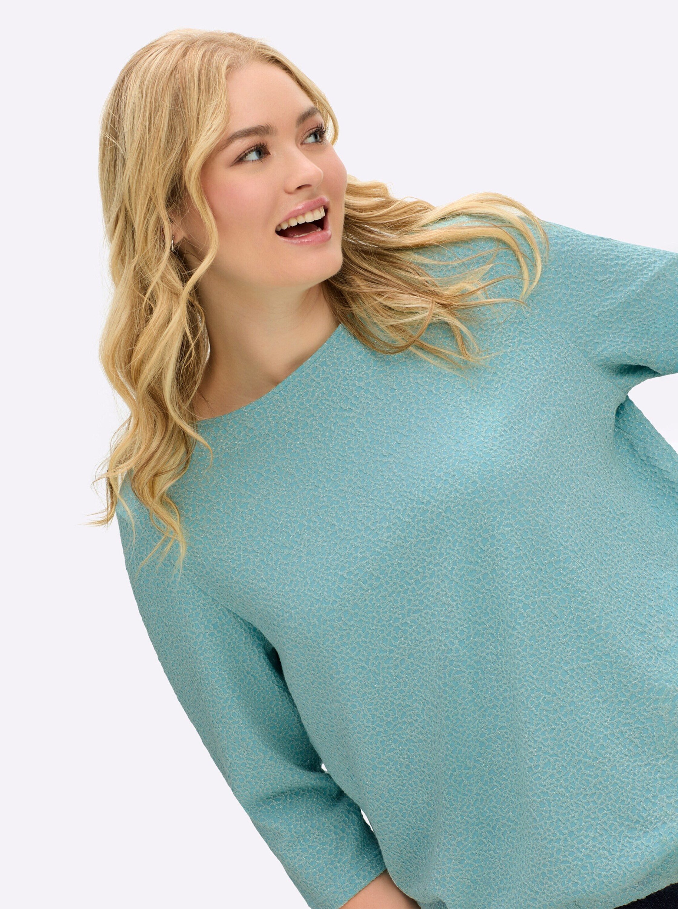 Sheego Sweater Sweatshirt 3/4-Arm
