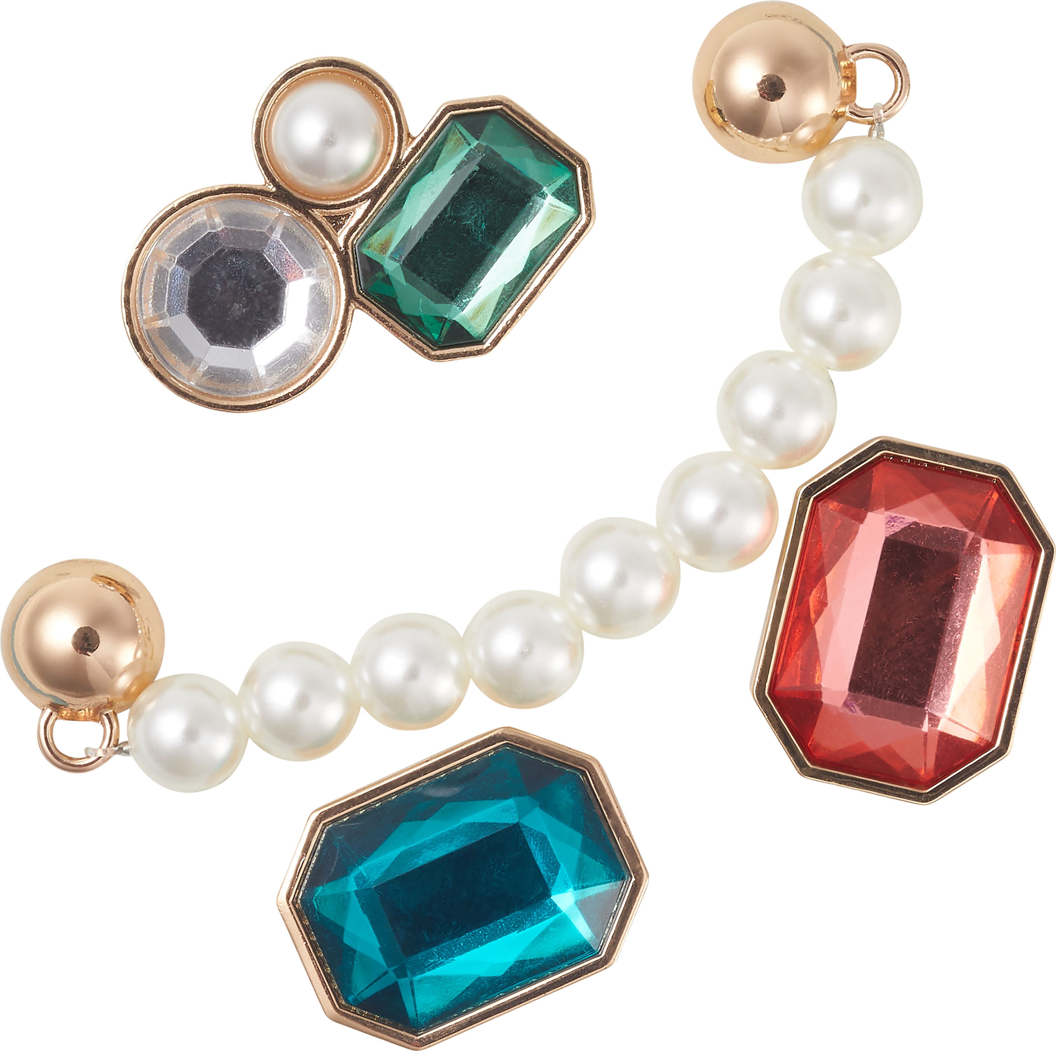 Crocs Зажимы для обуви Jibbitz Deep Color (Set, 5-tlg., Kein Spielzeug. Nicht für Kinder unter 3 Jahren geeignet), Accessoire für Schuhe zum Anstecken an deine Crocs