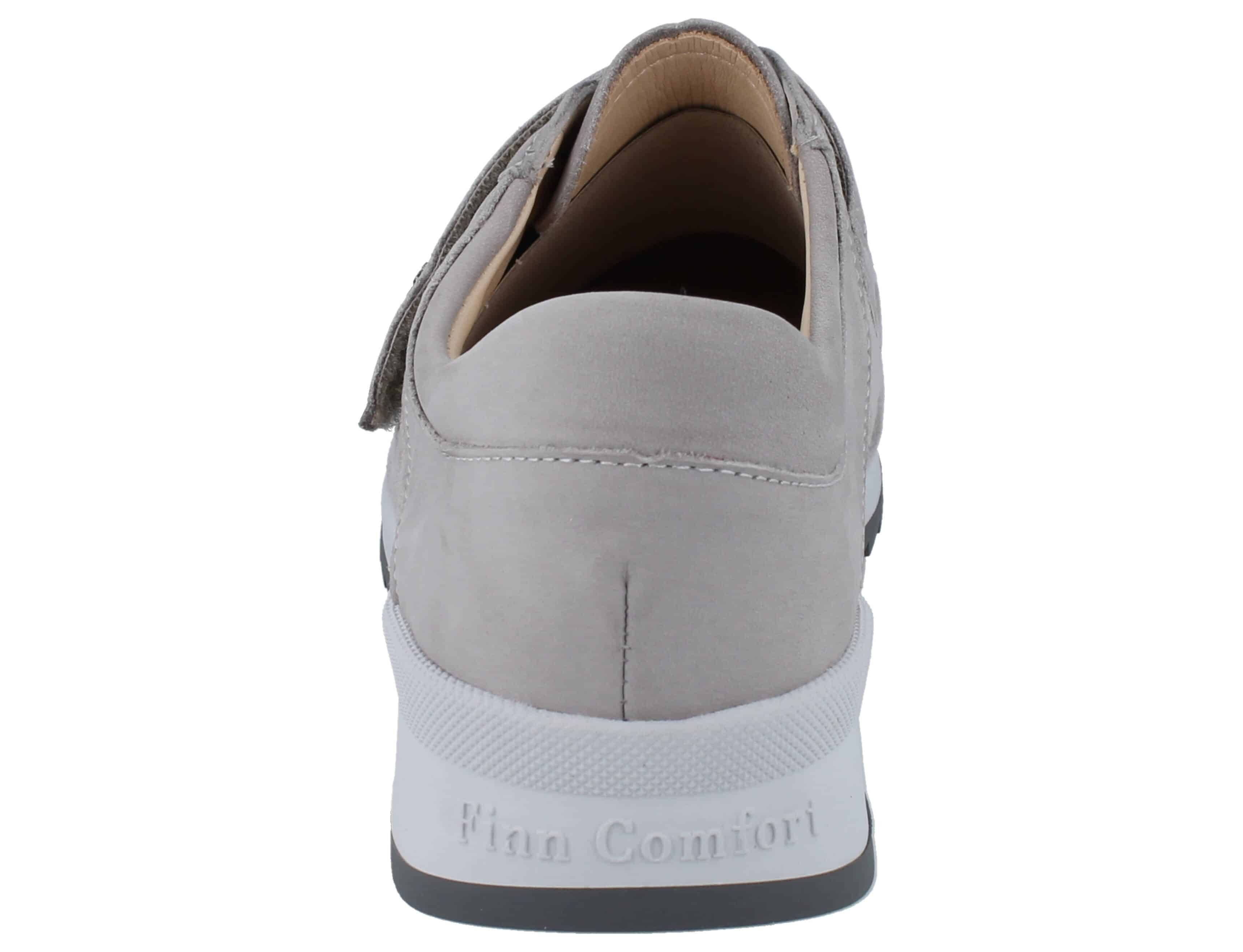 Finn Comfort FINN COMFORT Ivrea Stretch Damen Kletthalbschuhe grau Nubukleder - Schnürschuh Wechselfußbett