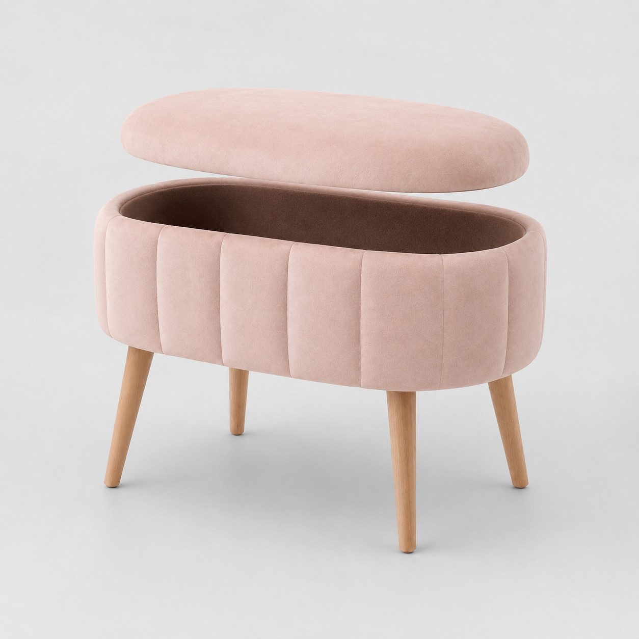 Skye Decor Pouf Mini Oslo (1-St), Kompakter Polsterhocker, mit Stauraum