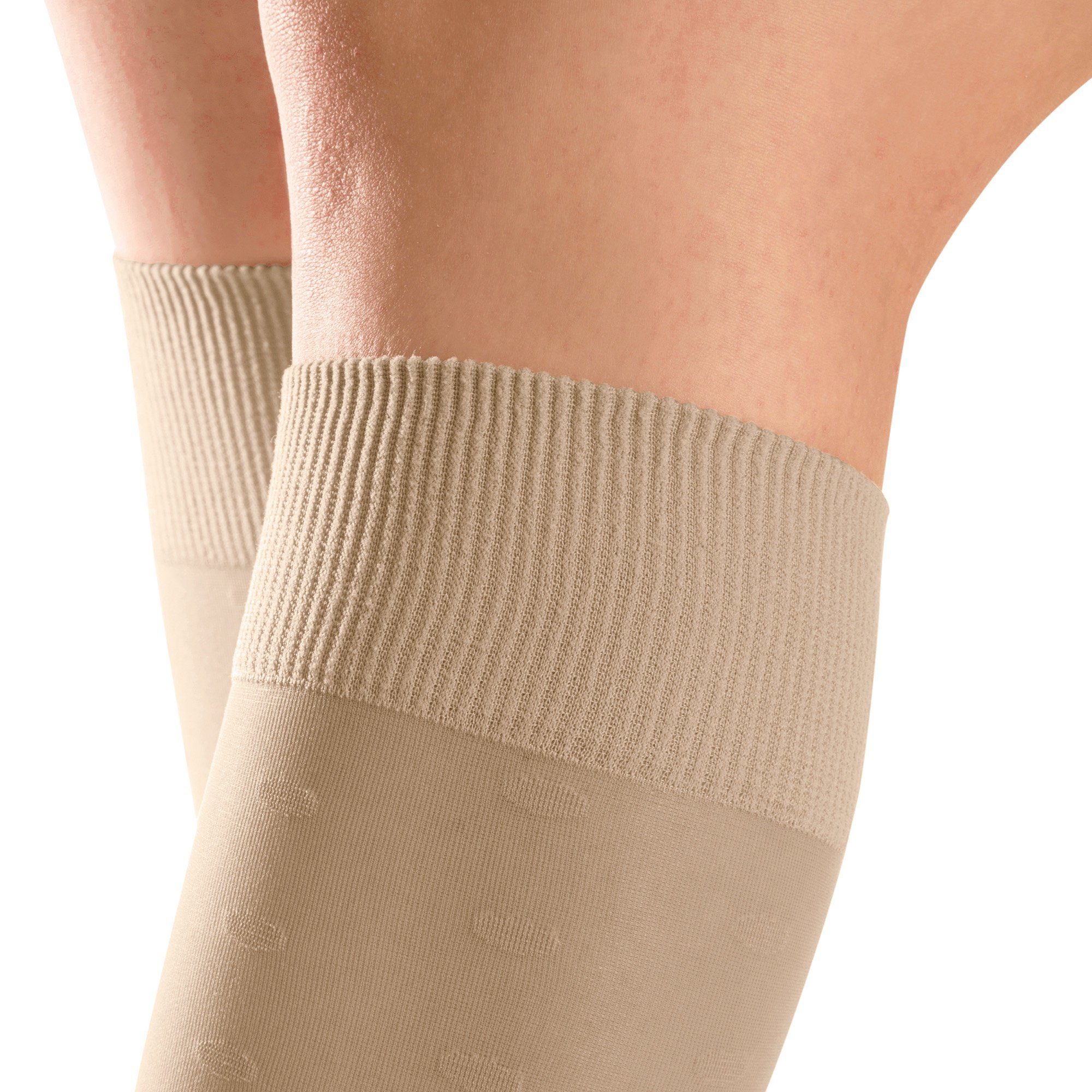Medovital Kniestrümpfe Damen-Stütz-Kniestrümpfe 3 Paar Uni
