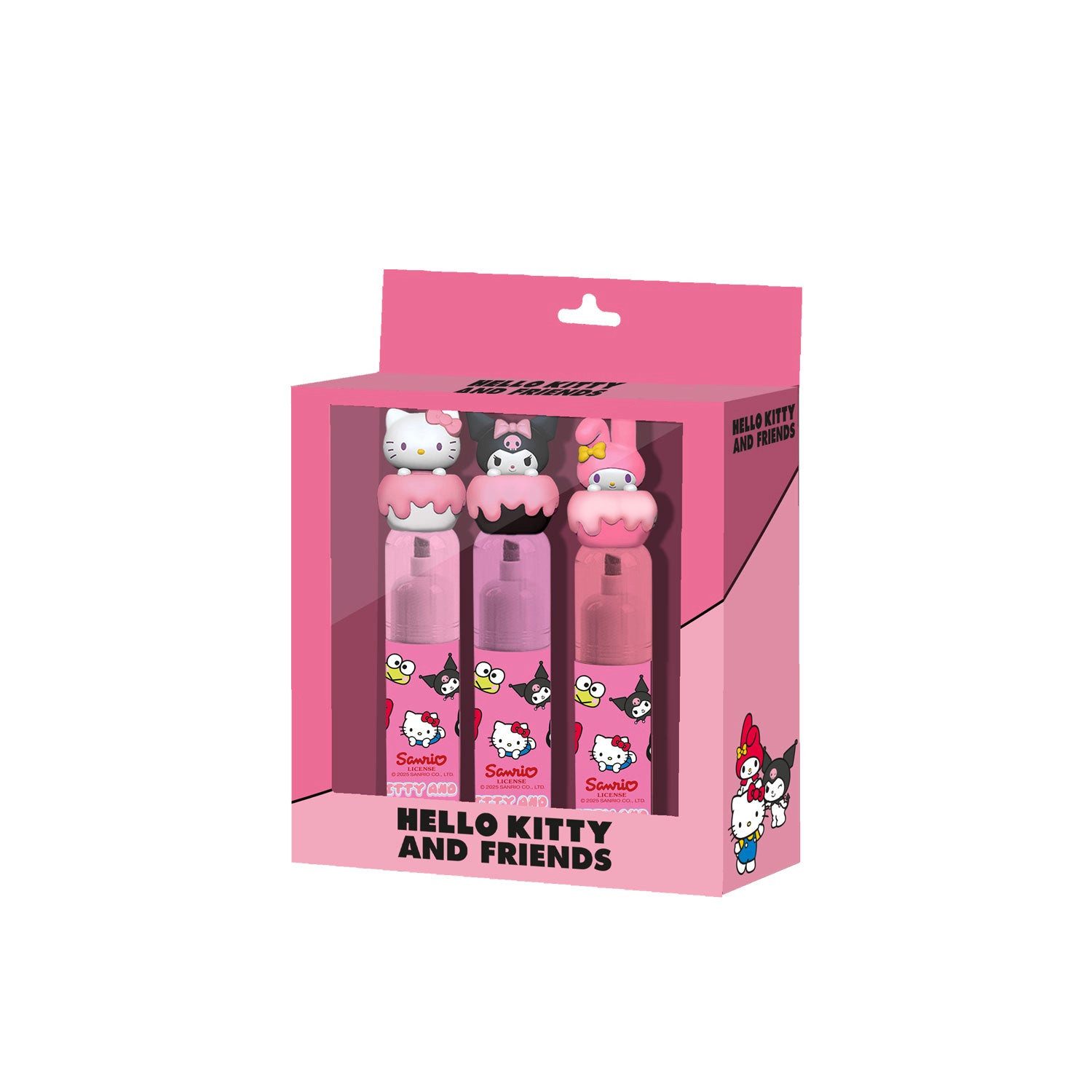 Karactermania Marker Sanrio Hello Kitty Mix 3er-Pack Textmarker