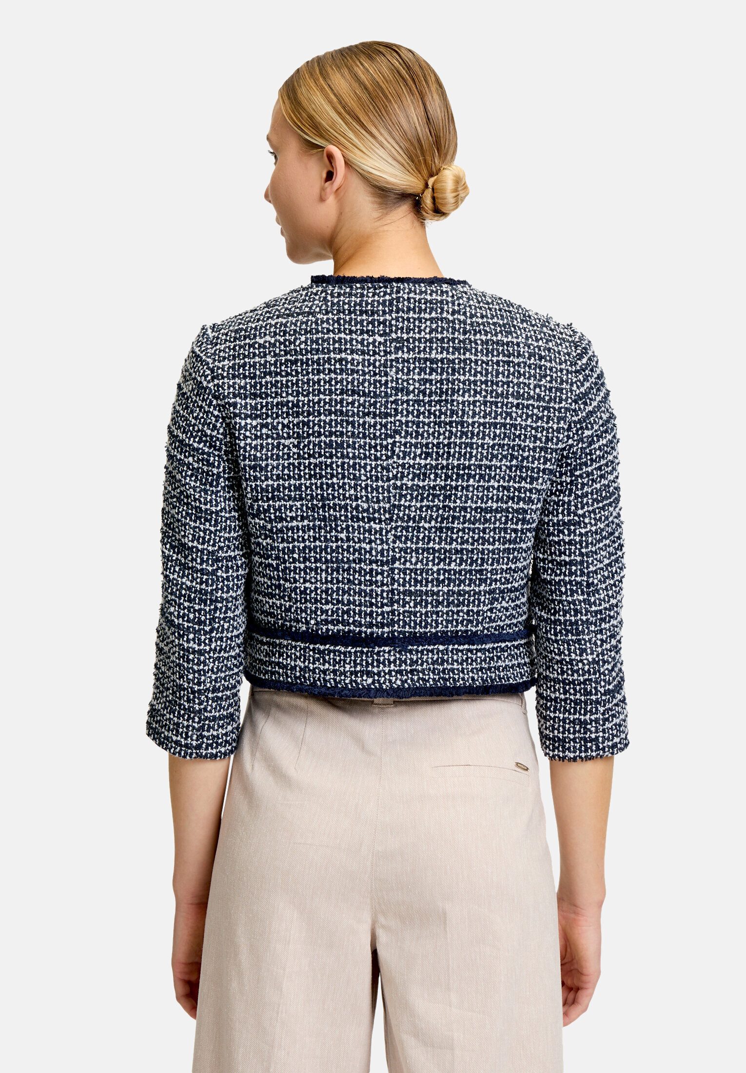 Betty&Co Jackenblazer Damen mit aufgesetzten Taschen Material