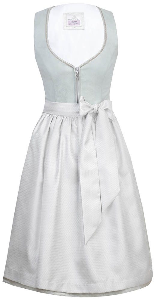 MarJo Dirndl Dirndl Holly 65er Länge mint/silber