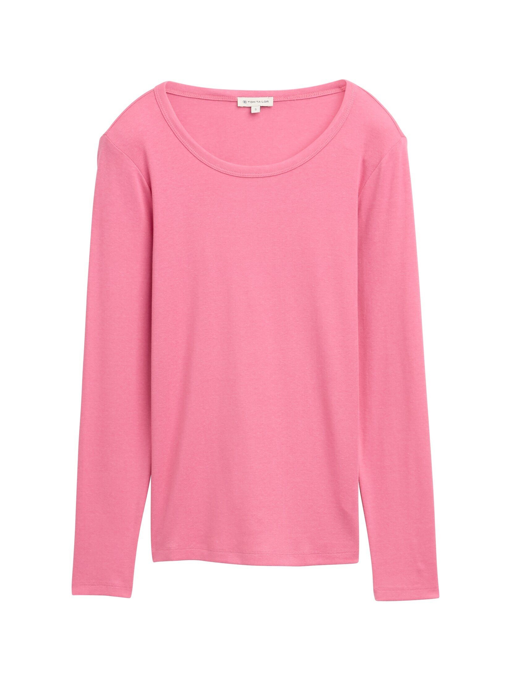 TOM TAILOR Langarmshirt Basic Langarmshirt mit günstig online kaufen
