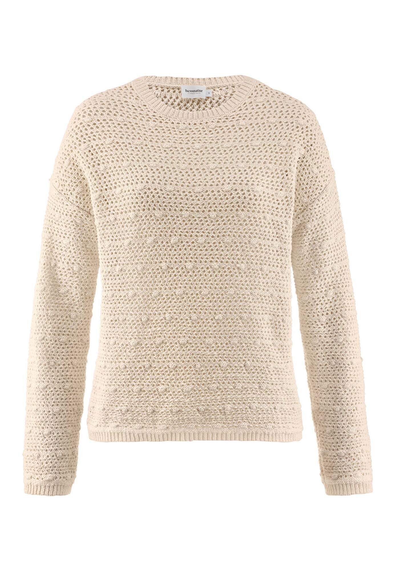 Hessnatur Strickpullover Relaxed aus reiner Bio-Baumwolle günstig online kaufen