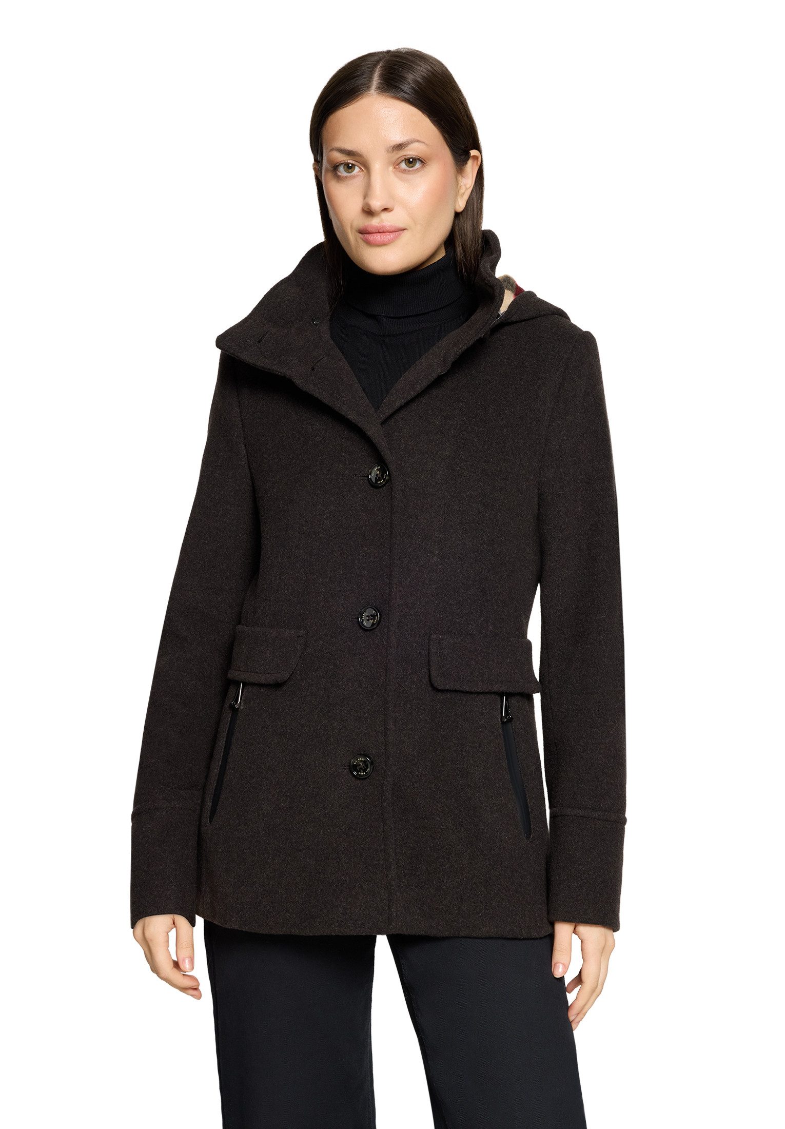 Gil Bret Fleecejacke mit Kapuze und Wolle