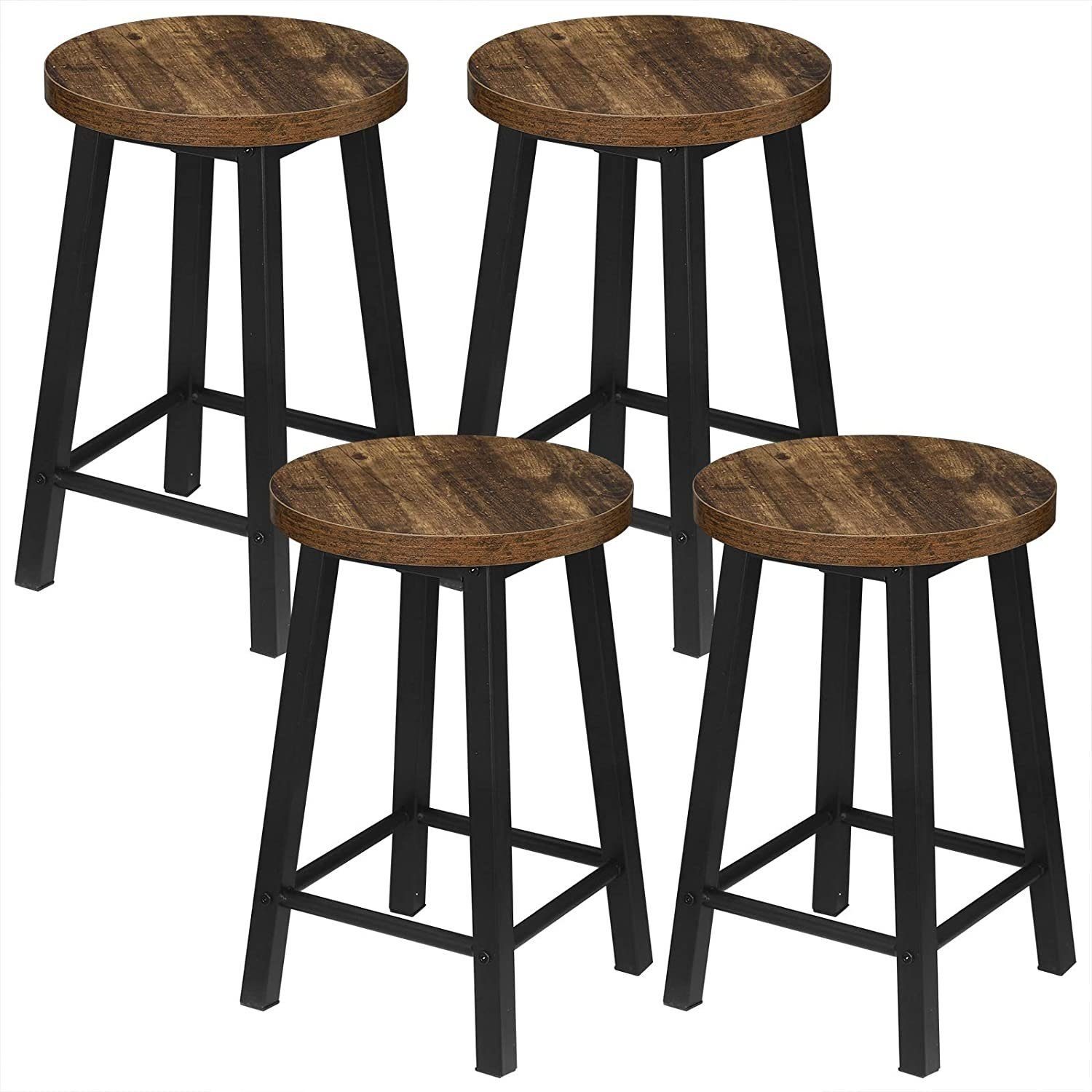Woltu Stuhl (4er Set), Esszimmer Стулья Holz Стулья Vintage bis 100kg belastbar