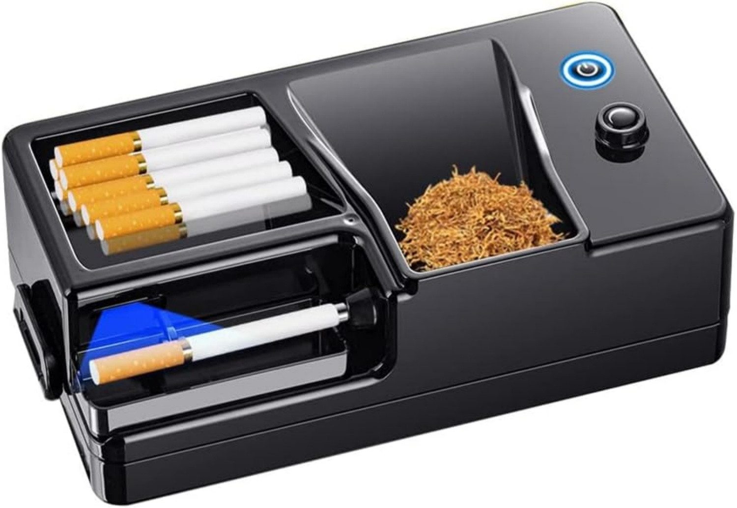 VEKROBOT Drehmaschine Elektrische Füllmaschine mit Sensor tragbar 8,0/6,5 mm Aufbewahrung, (1-tlg), Intelligente Sensor Abschaltung Walzen Rollensystem