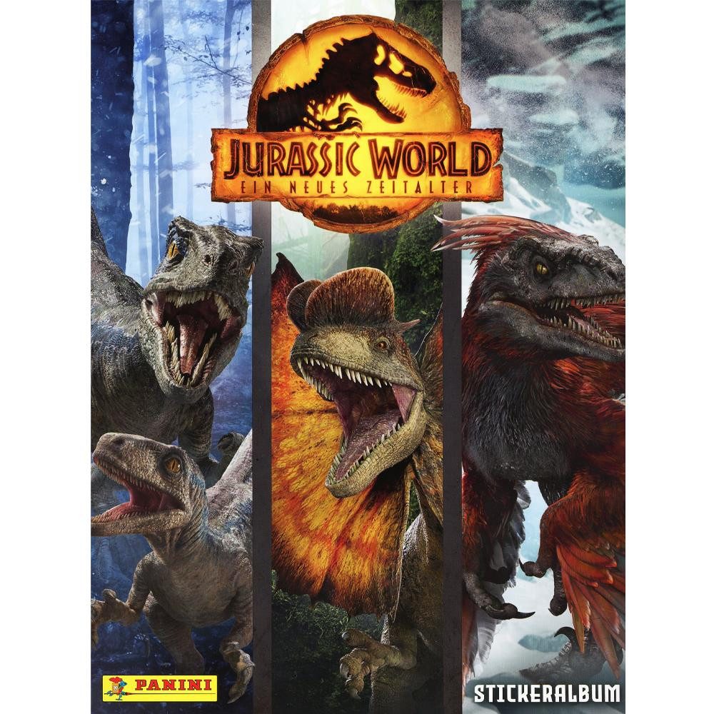 Jurassic Park Забронировать адвент-календарь Jurassic World Dominion Ein neues Zeitalter Sticker 1 Album