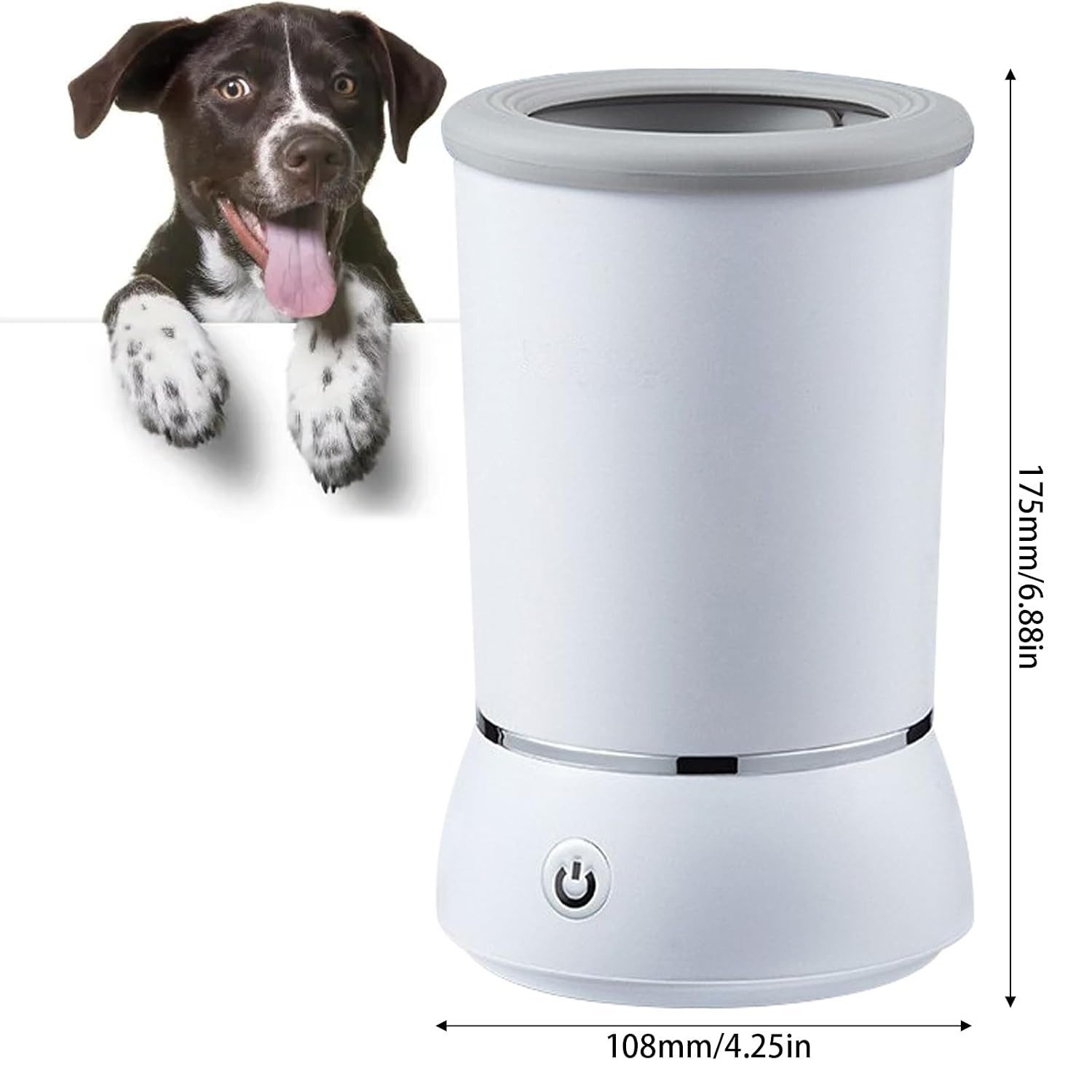 FELIXLEO Elektrischer Wäscheständer Elektrischer Hundepfotenreiniger USB Silikonbürste 17x10 cm – Bild 2 von 5