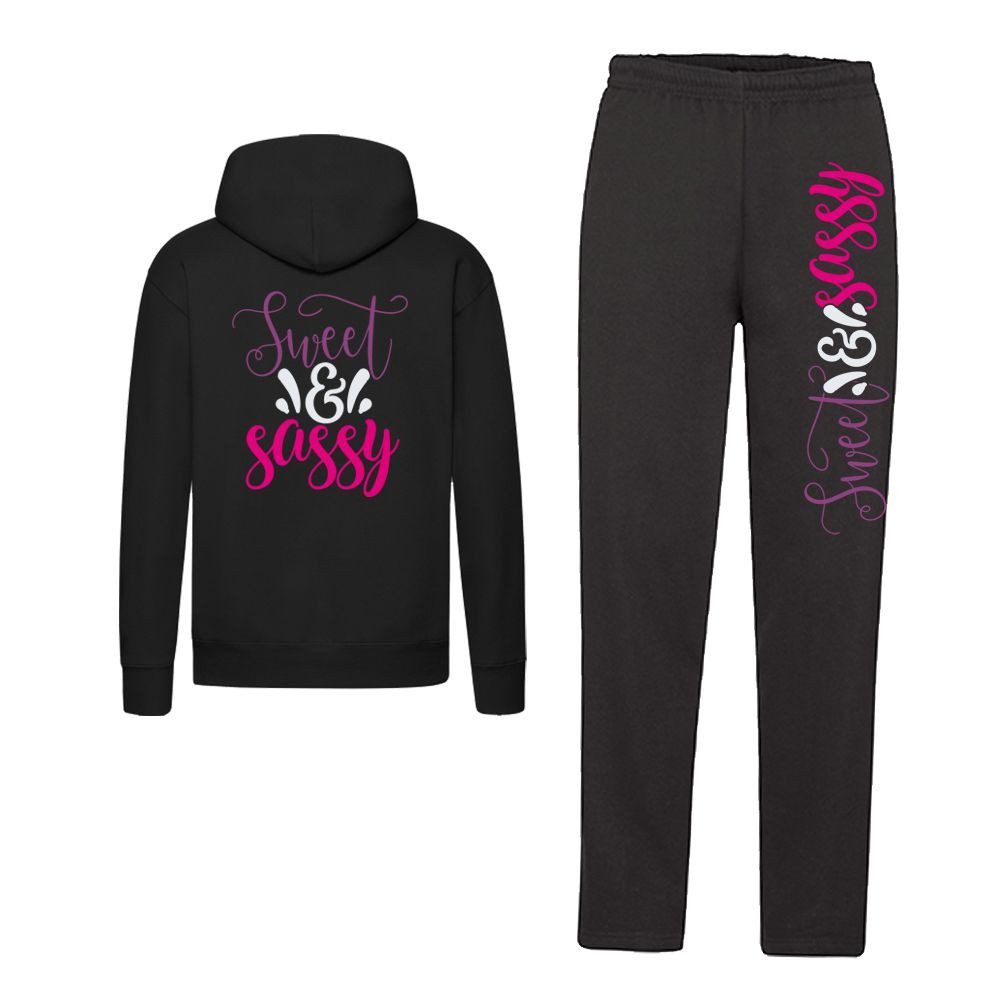 G-graphics Freizeitanzug Sweet & Sassy (Set, 2-tlg., Hose & Hoodie), Freizeitset mit Jogging- / Sweaterhose & Hoodie