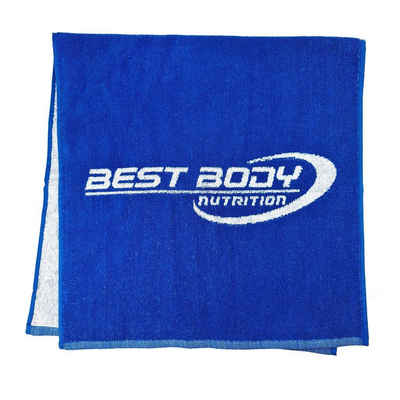 Best Body Nutrition Sporthandtuch Fitness Handtuch 50 x 100 - blau - Design Best Body Nutrition - Stück, 100 % Baumwolle