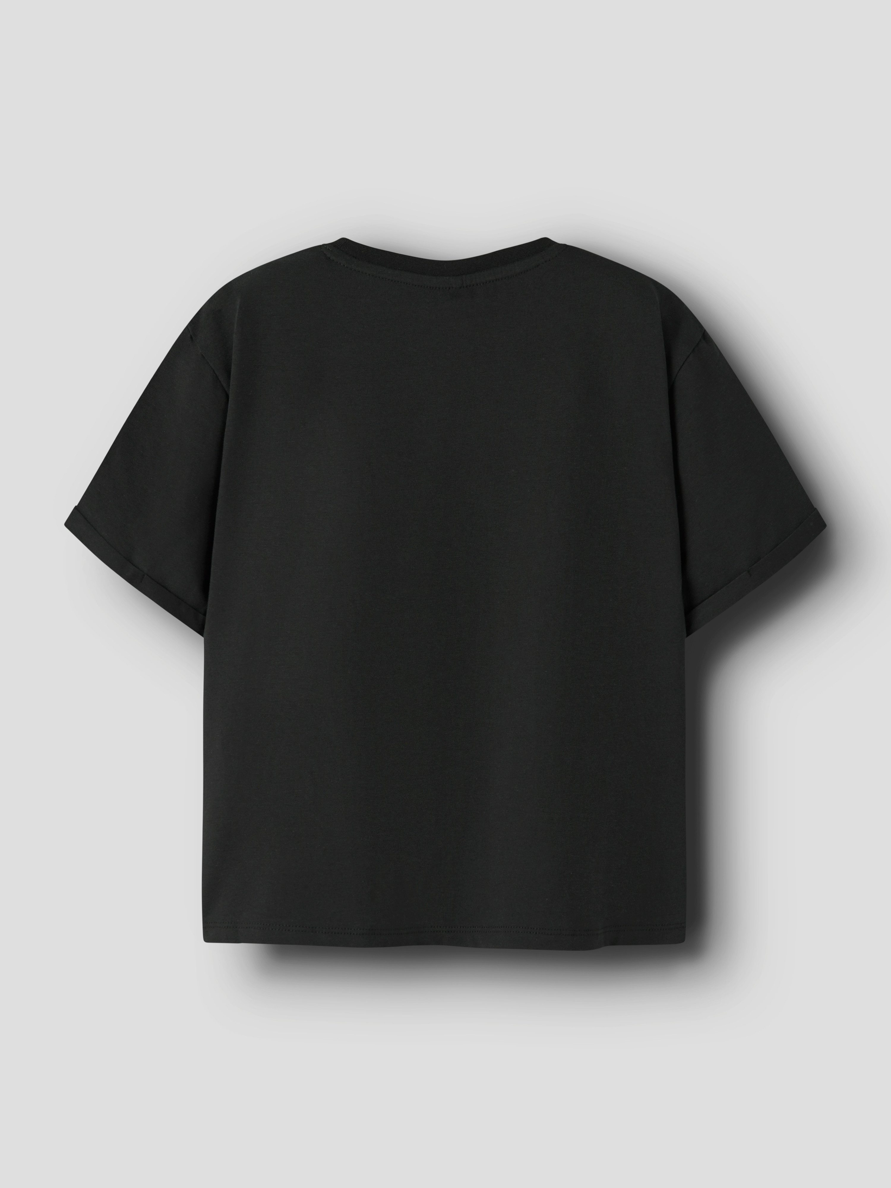 Name It Kurzarmshirt NKFFORMA HELLOK SS NREG TOP BOX NOOS SKY Baumwollmischung, mit Frontdruck