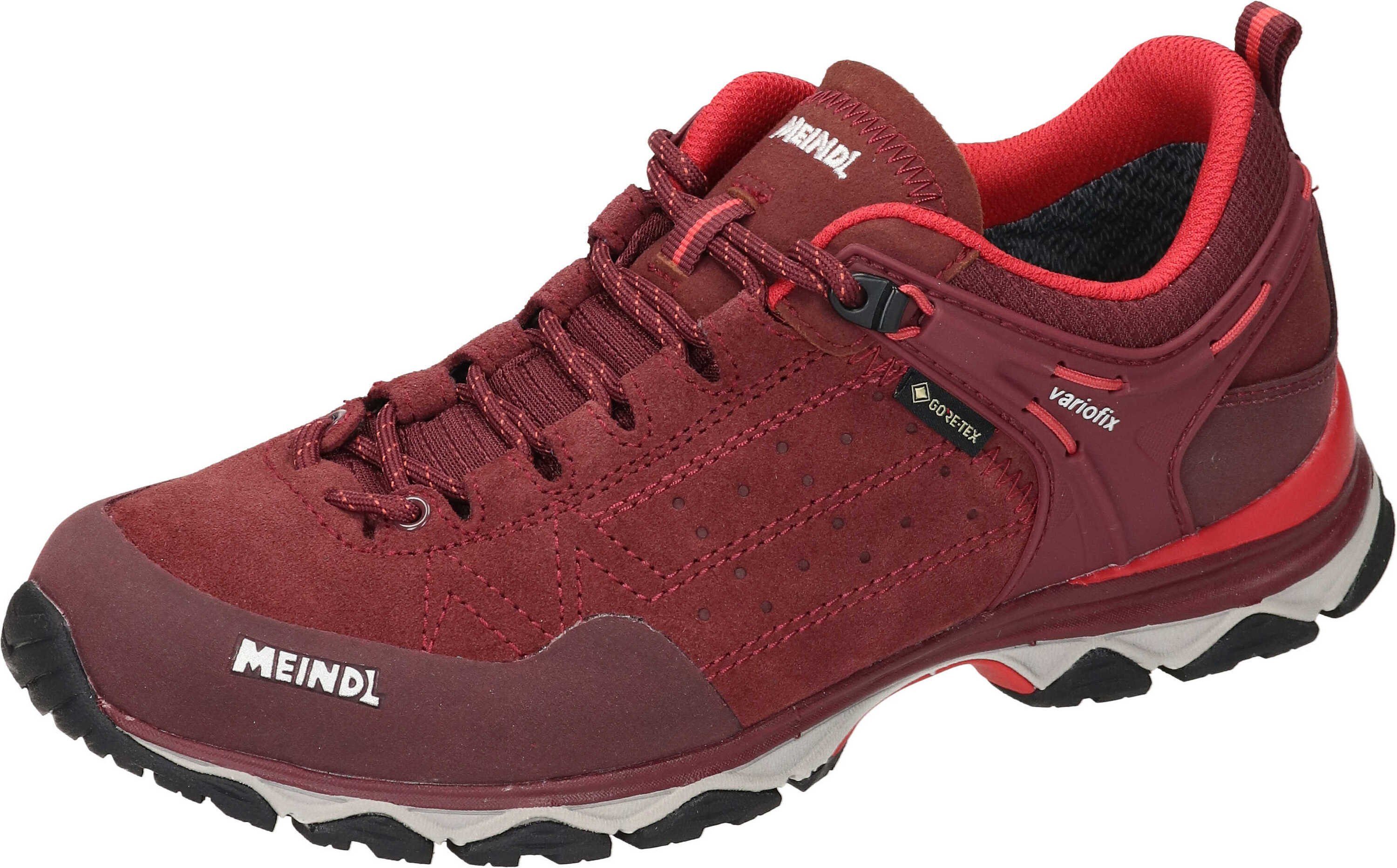 Meindl Outdoor Wanderschuh mit GORE-TEX® brombeer/rot