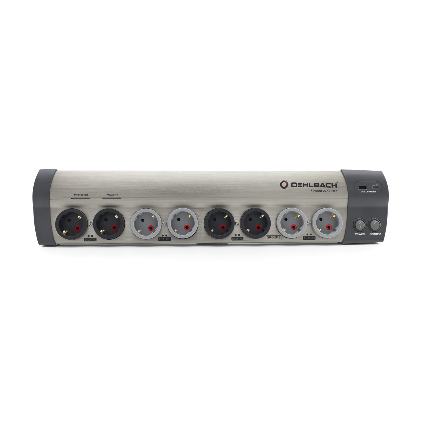 Oehlbach Power Socket 907 anthrazit 17031 Mehrfachsteckdose
