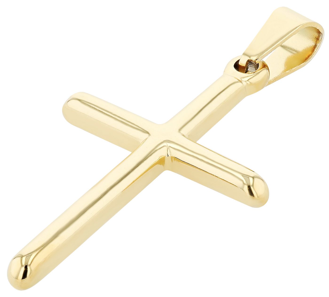 Adelia´s Kettenanhänger Anhänger – Kreuz Kreuzanhänger aus Edelstahl, Ein kleines Geschenk mit großer Wirkung