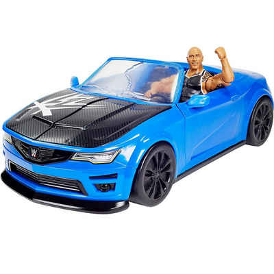 Mattel® Actionfigur WWE Wrekkin' Slam Mobile (blau) mit The Rock