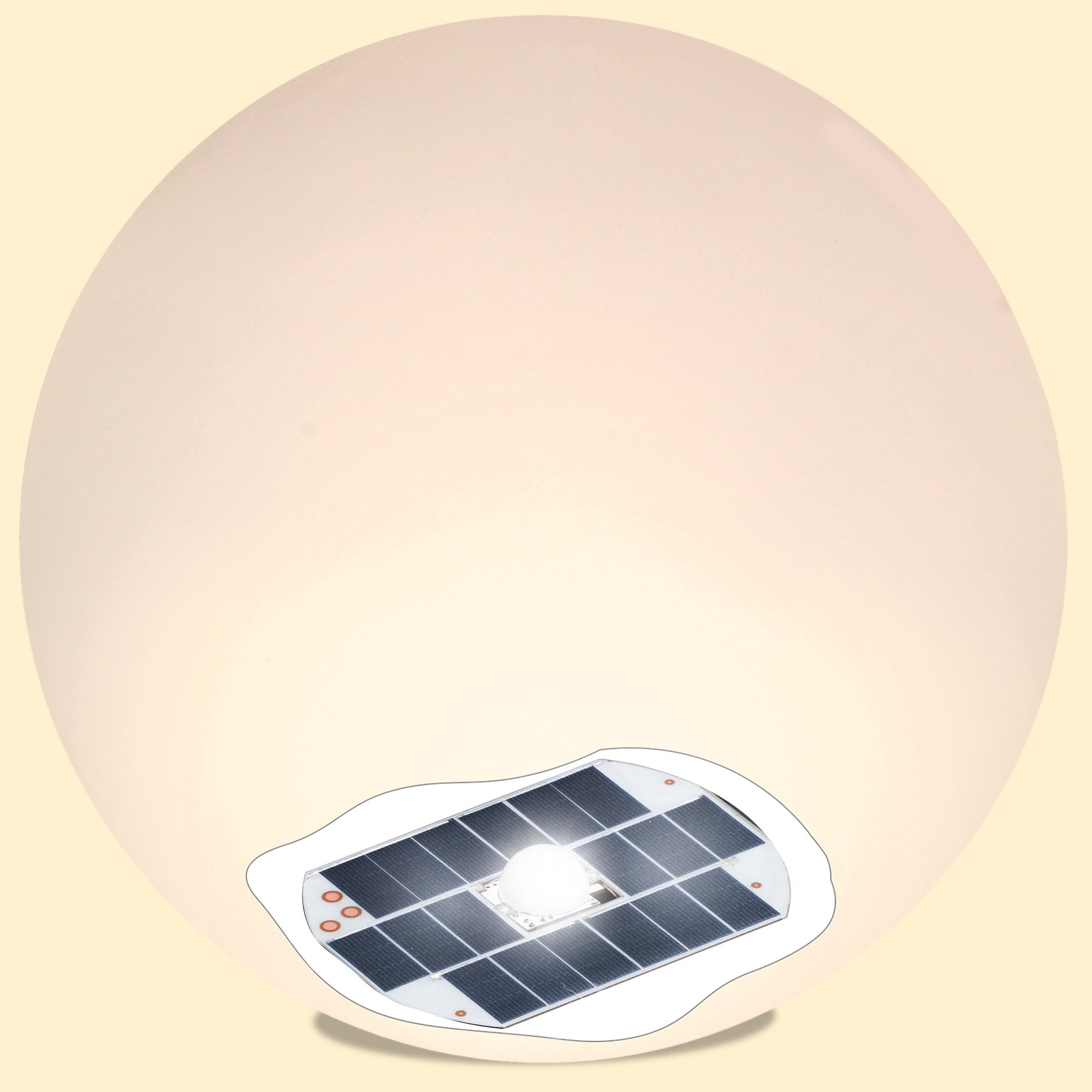 esotec LED Gartenleuchte Solar Leuchtkugel Liana D50cm multicolor, Fb, 2x Erdspieße 102642, LED fest integriert – Bild 4 von 5