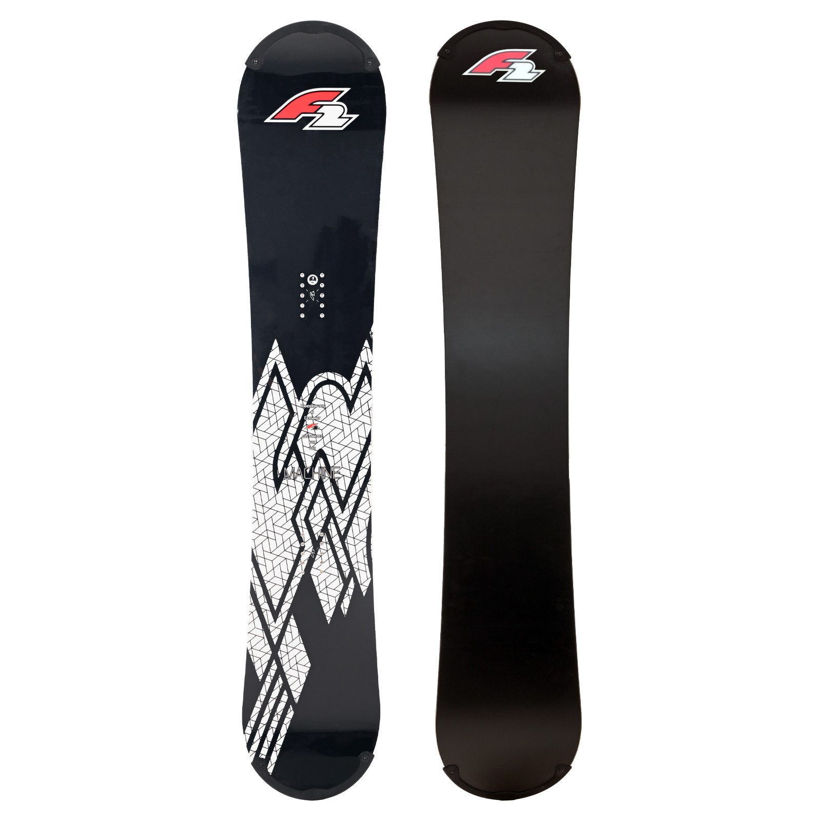 F2 Snowboard F2 Set Snowboard Rental Machine mit Protector 168xw cm + Bindung L