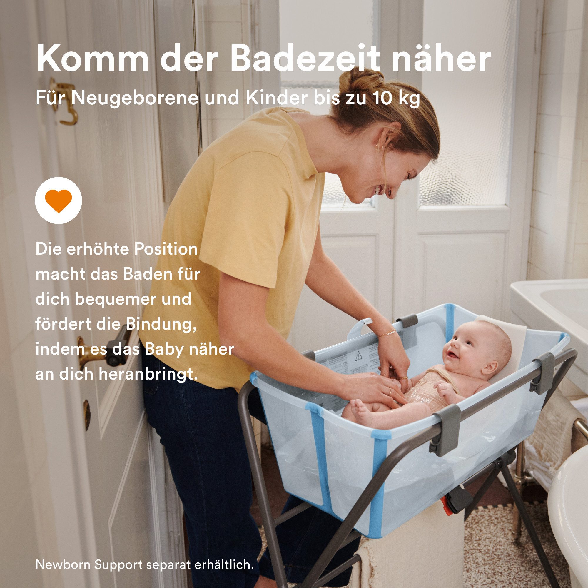 Stokke Babybadewanne Flexi Bath® mit Stand