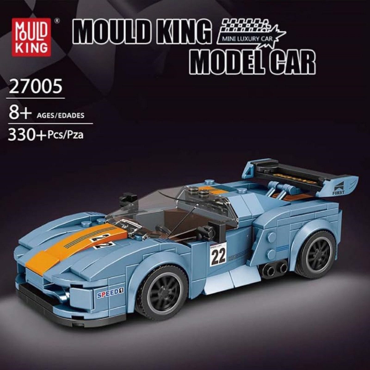 Mould King Mould King 27005 Speed Champion 918 RSR 330 Teile Konstruktions-Spielset, (330 St)