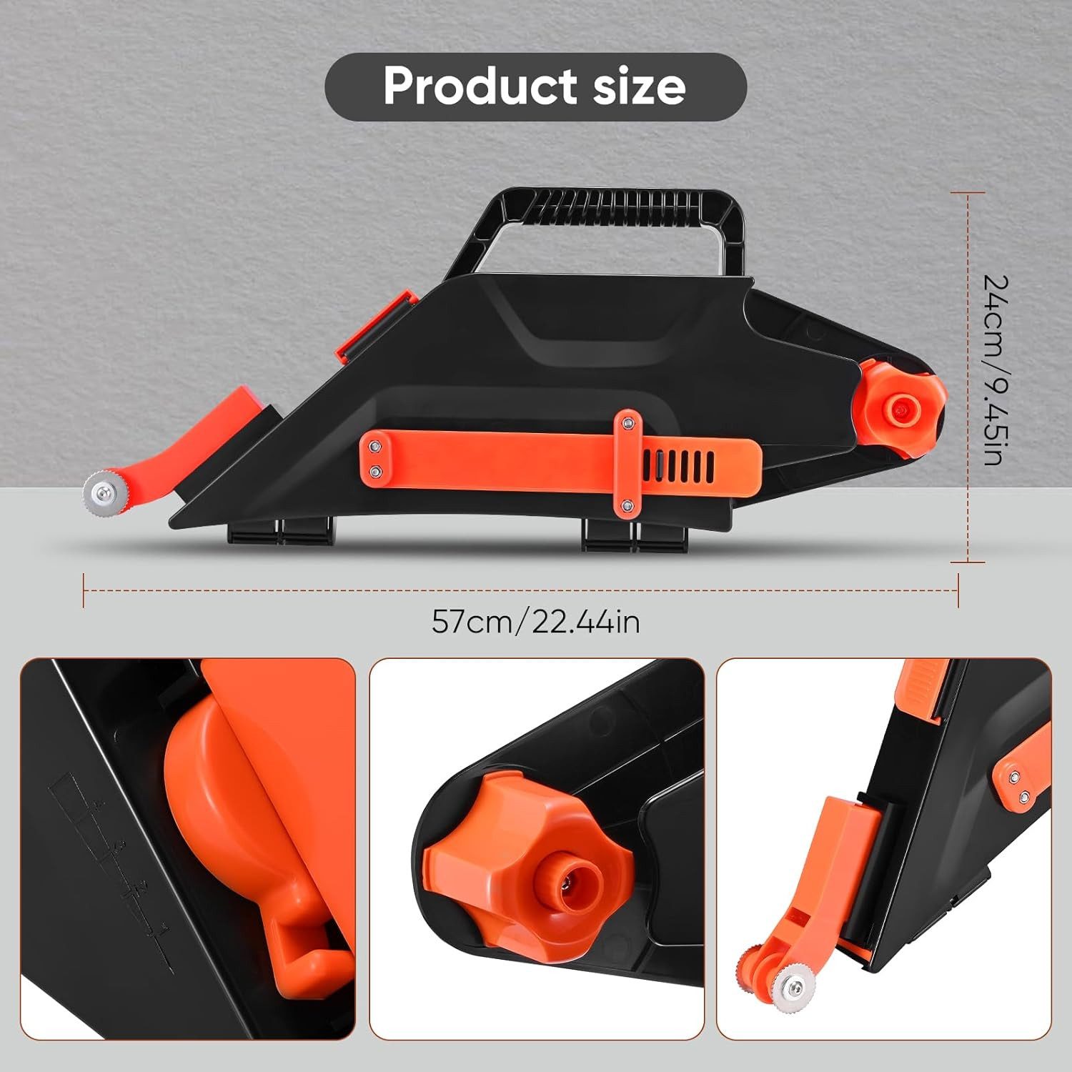 Diyarts Fugenspachtel Trockenbau (Klebebandapplikator und -schneider, langlebig und ergonomisch mit Klebebandapplikator) Fugenspachtelgerät für effiziente Gipskartonbearbeitung