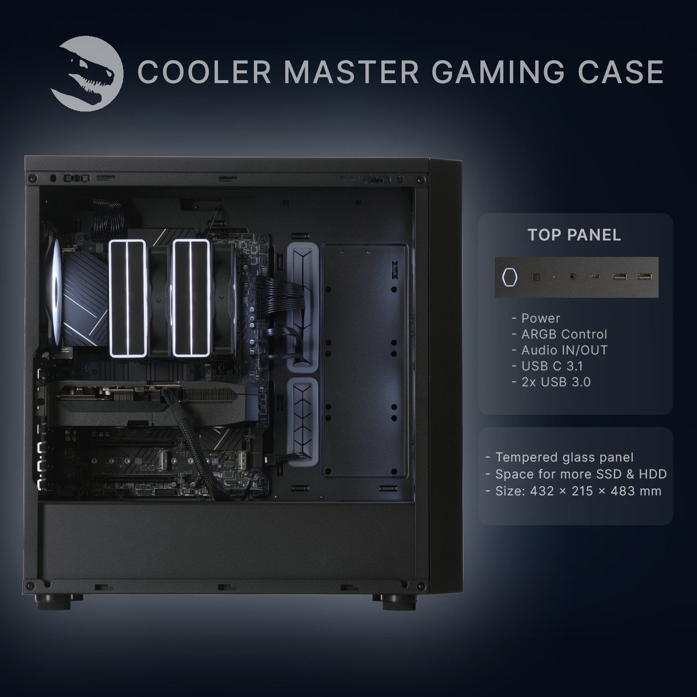 Sedatech UCCV610I1I1HF - Gaming-PC (AMD Ryzen 7 9800X3D 8x 4.7GHz (max 5.2GHz), Geforce RTX5080 16GB, 64 GB RAM, 2000 GB SSD, Wlan 7)