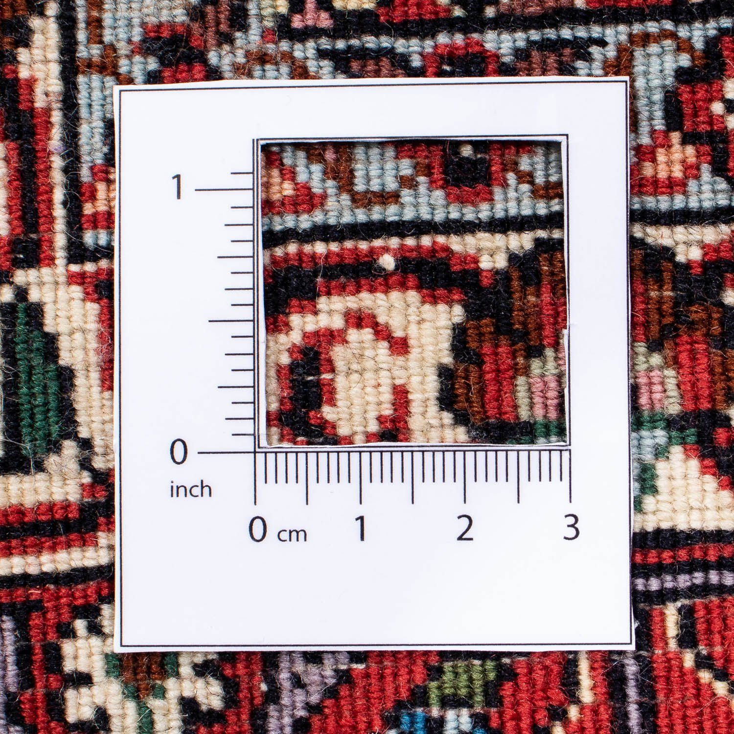 hellrot, 170 15 morgenland, Bidjar - 240 x mm, cm mit Höhe: Perser Wohnzimmer, Einzelstück - rechteckig, Handgeknüpft, - Zertifikat Orientteppich