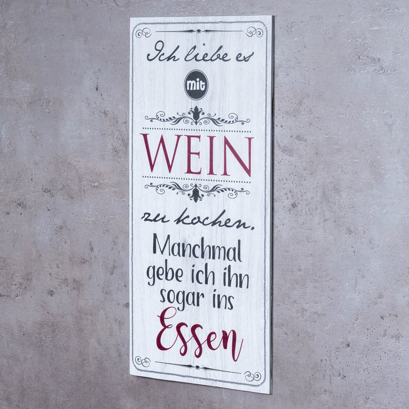 Levandeo® Wandbild, Wandbild 20x40cm Küchendeko Küche günstig online kaufen