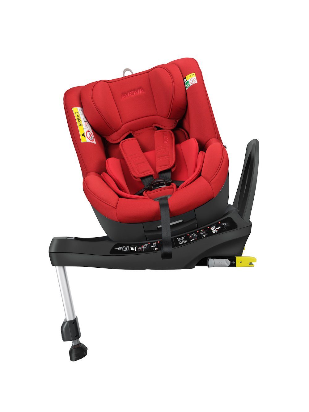 Avova Autokindersitz Avova Sperber-Fix 61 Maple Red Reboard Kindersitz
