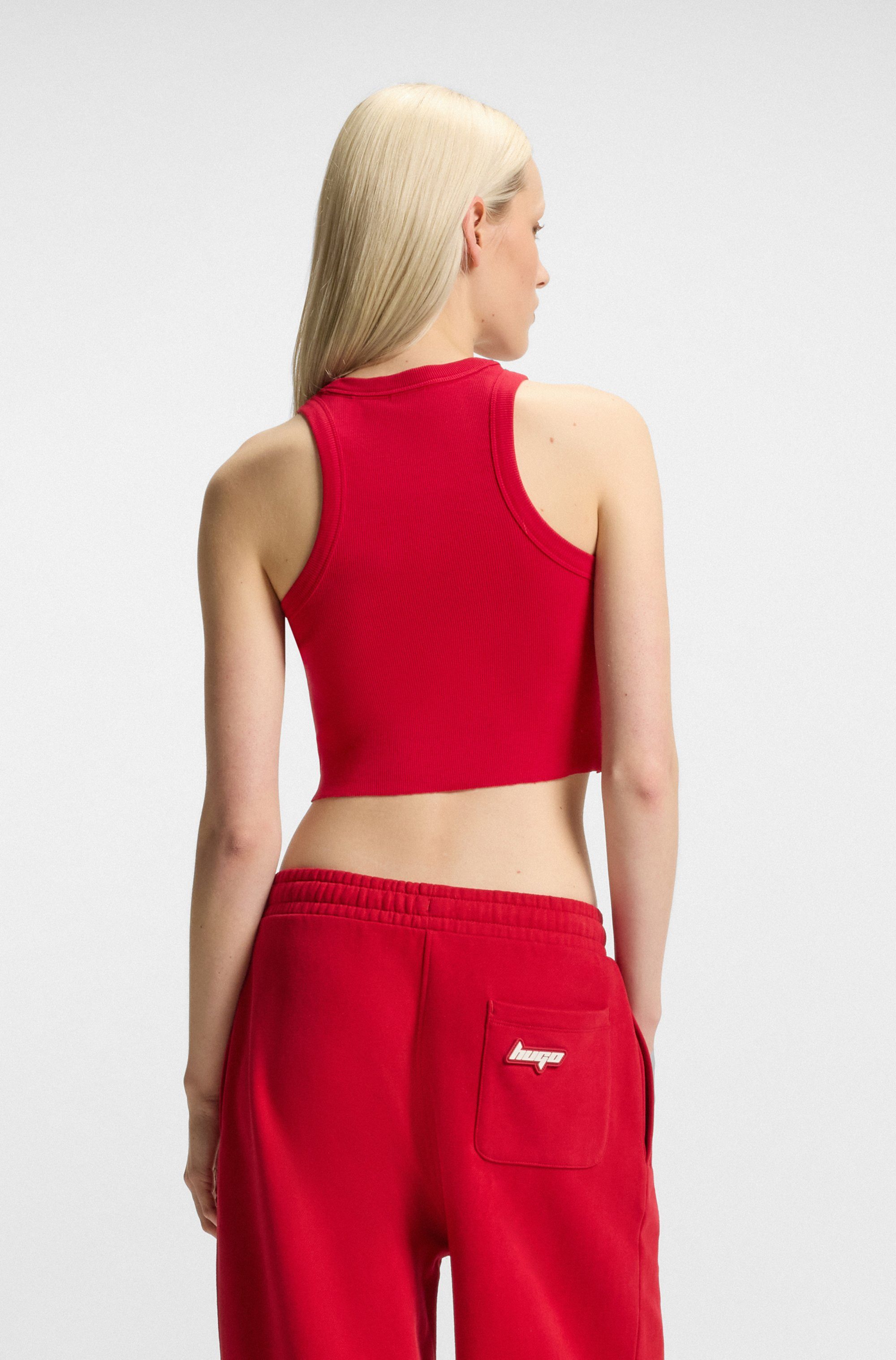 HUGO Tanktop Baby Tank Cropped-Form – Bild 3 von 5