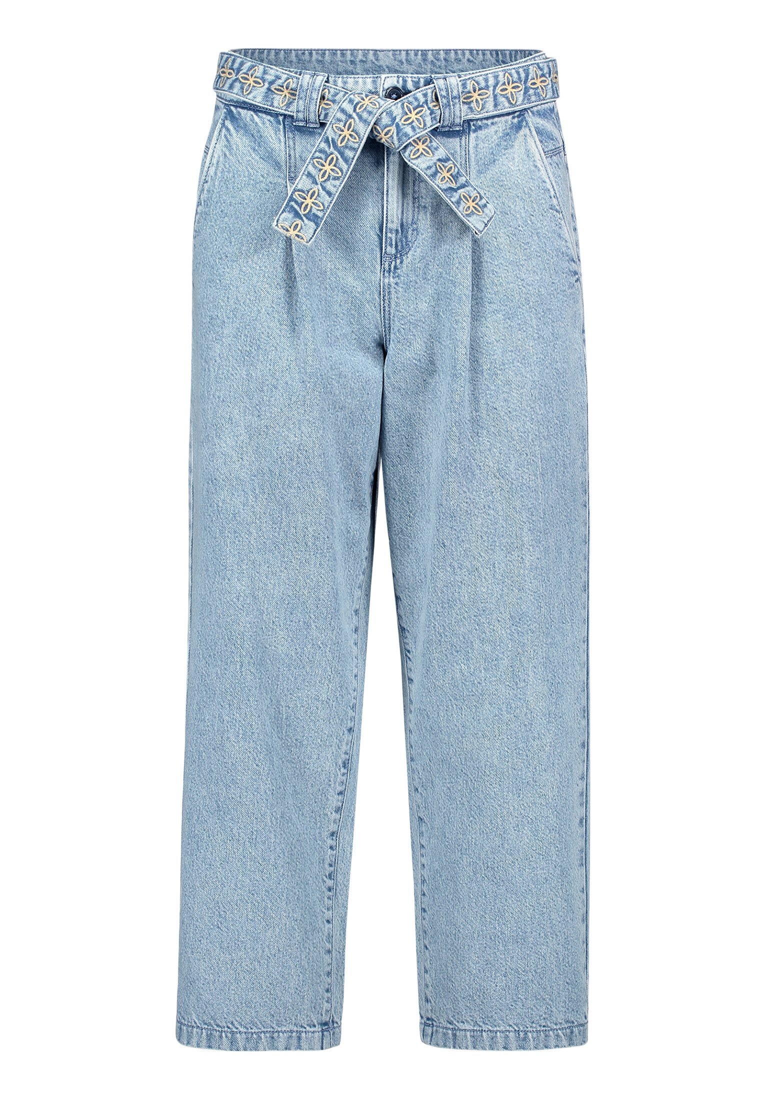 Cartoon Ankle-Jeans Damen mit Stickerei