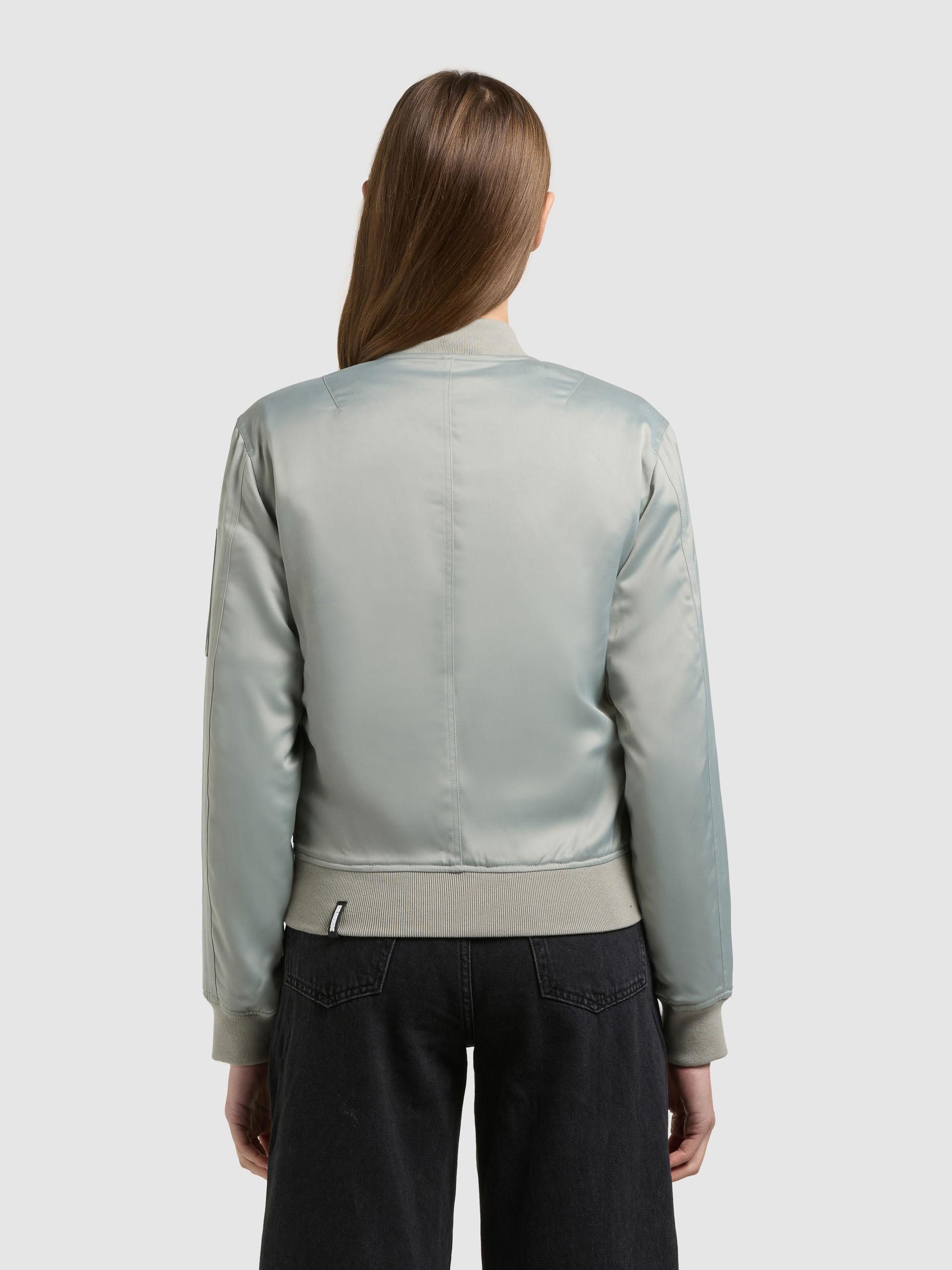 khujo Bomberjacke Beth Seidig glatte Blousonjacke