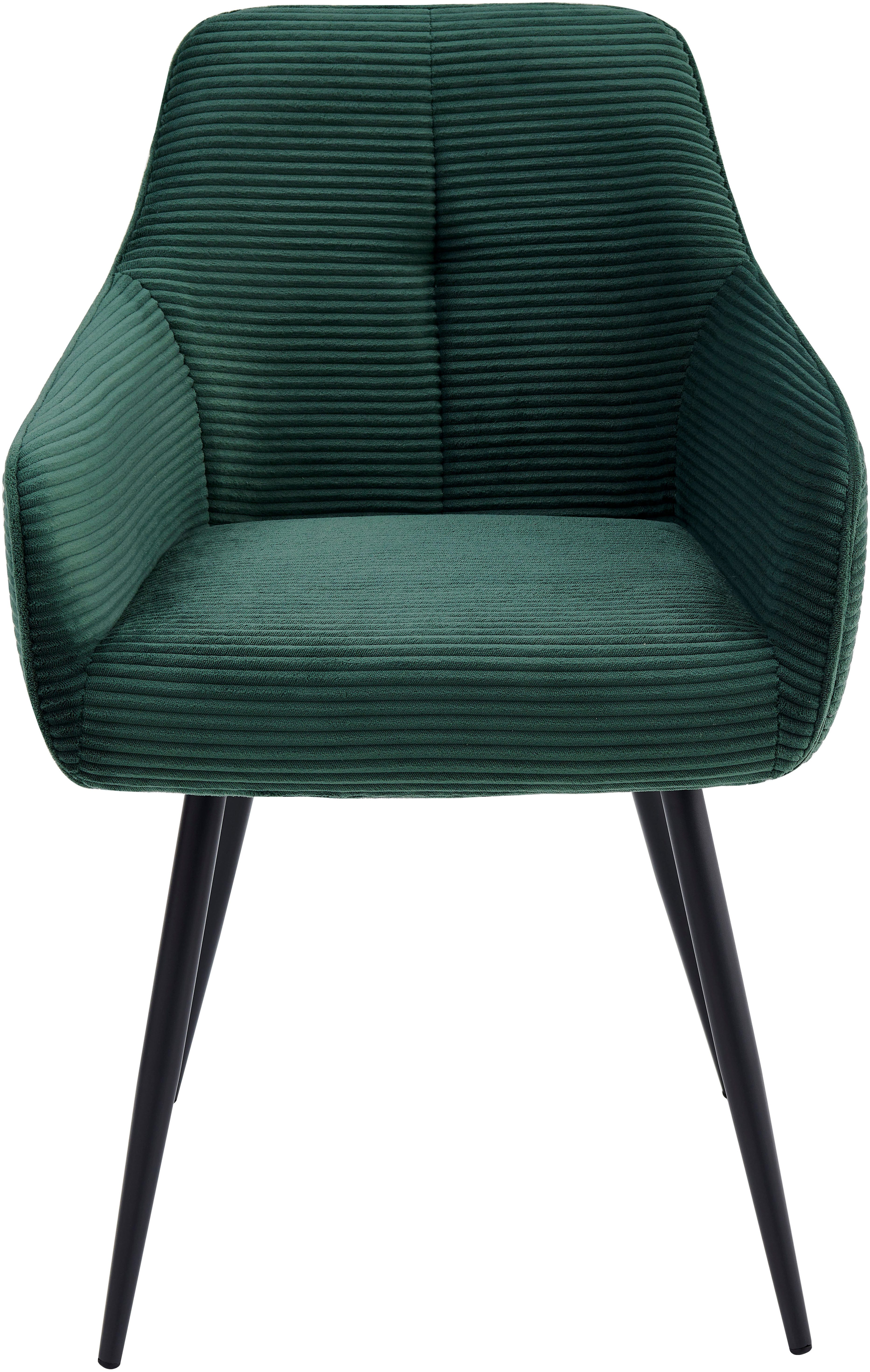 HELA Armlehnstuhl VERONA (Set, 2 St), Sessel, Federkorb, Rundrohrgestell, 4-Fuß, gepolstert, Armlehnen