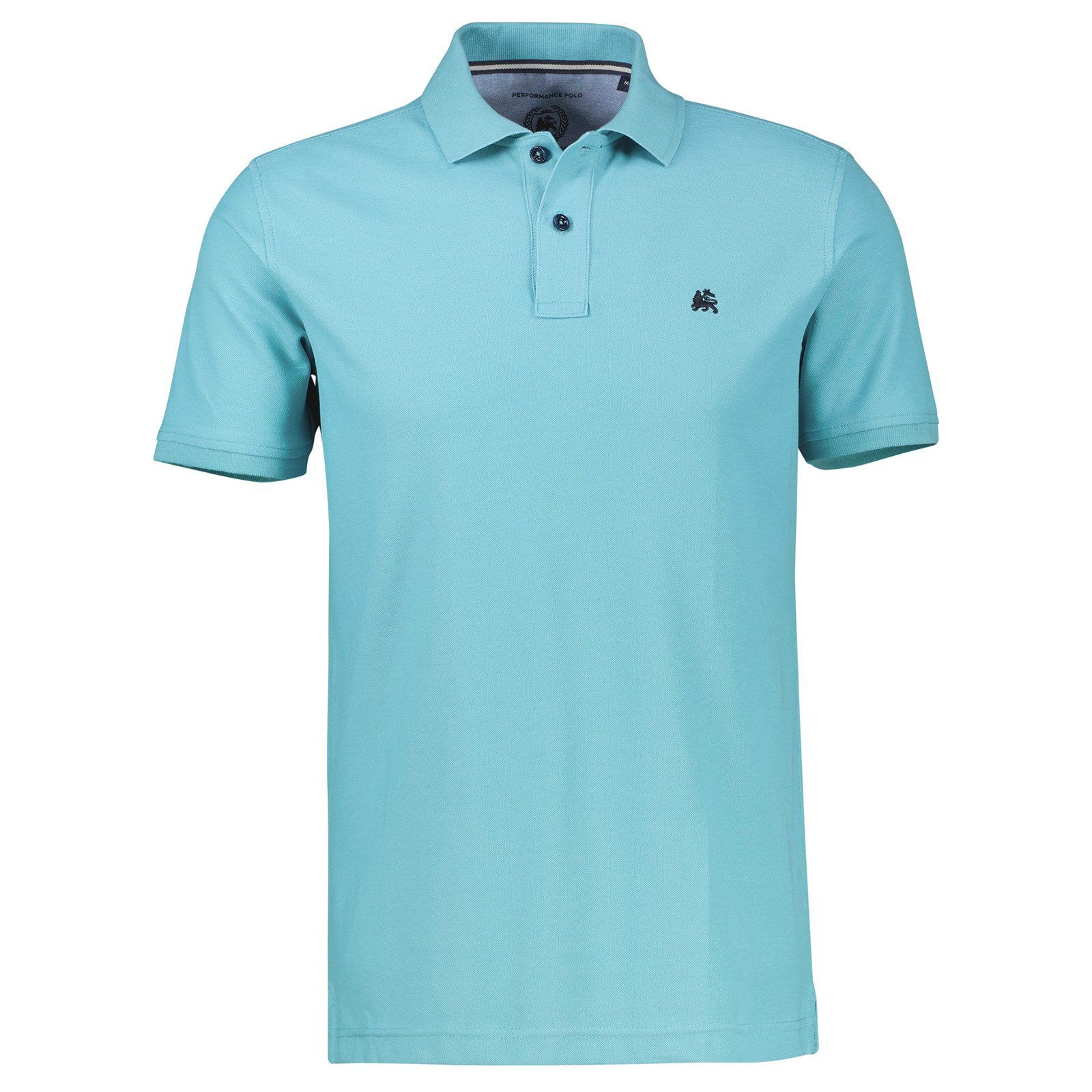 LERROS Poloshirt Lerros Übergrößen Basic-Poloshirt türkis