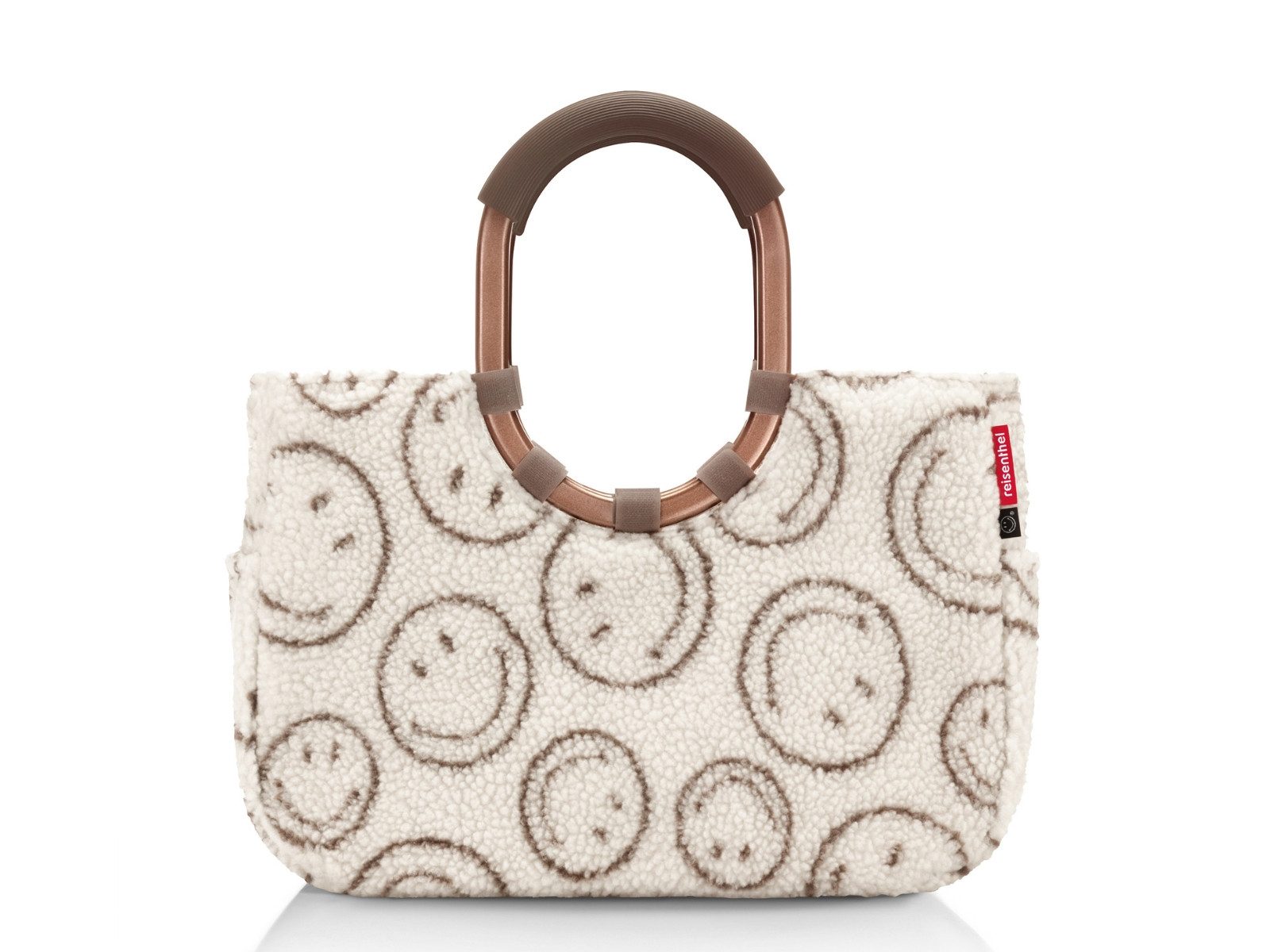 REISENTHEL® Tragetasche loopshopper M smiley® teddy chocolate