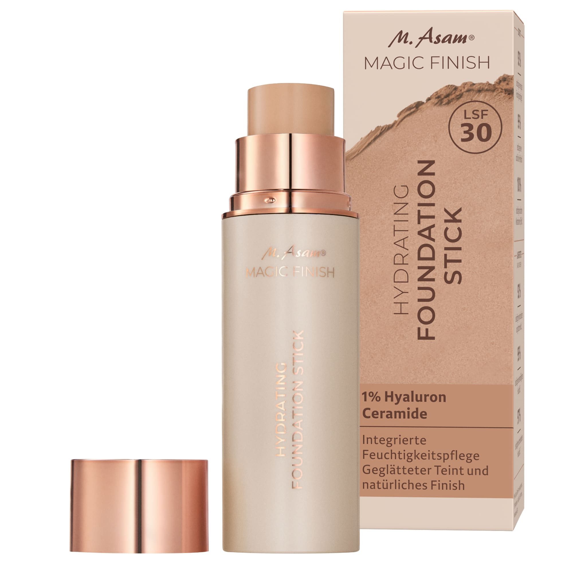 asambeauty Foundation Hydrating Foundation Stick LSF 30 Creamy Light